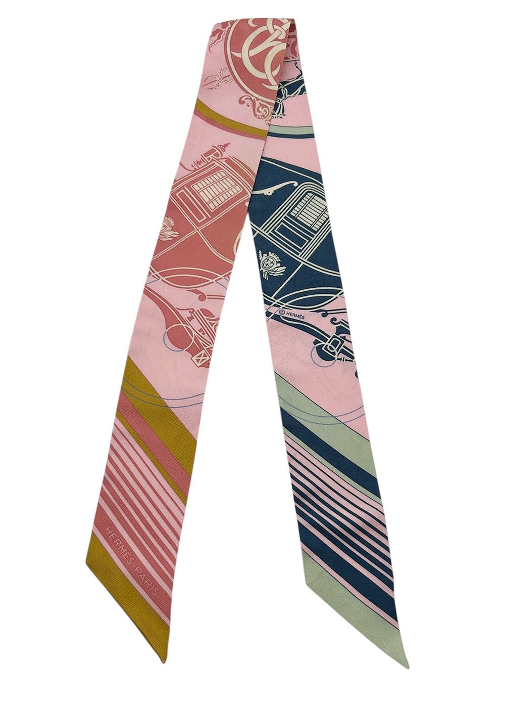 Hermes Hermès Ex-Libris Silk Scarf 100% Silk Size ONE SIZE - 2 Thumbnail