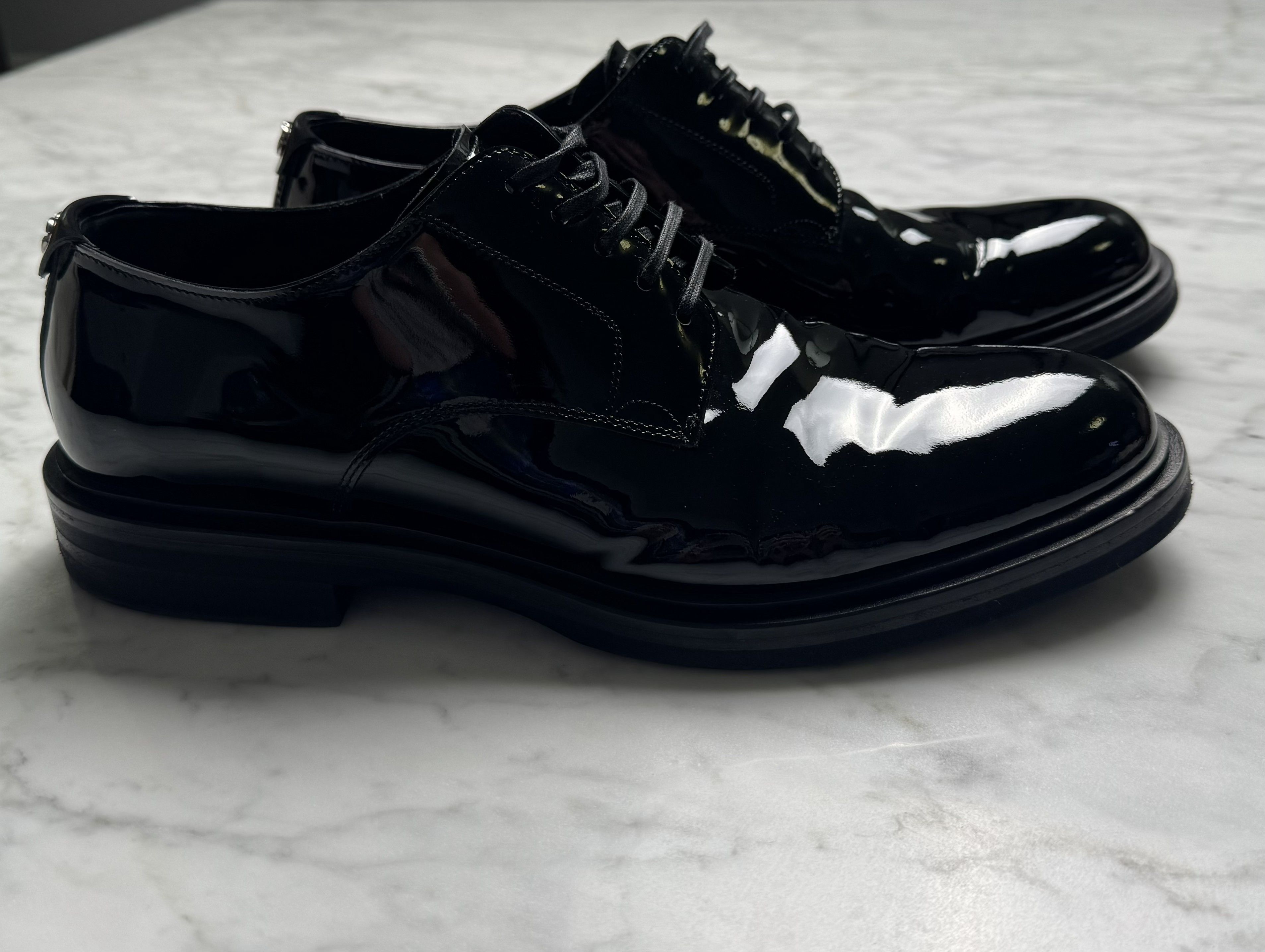 Dolce & Gabbana Round Toe Derby Shoes Size US 9.5 / EU 42-43 - 1 Thumbnail