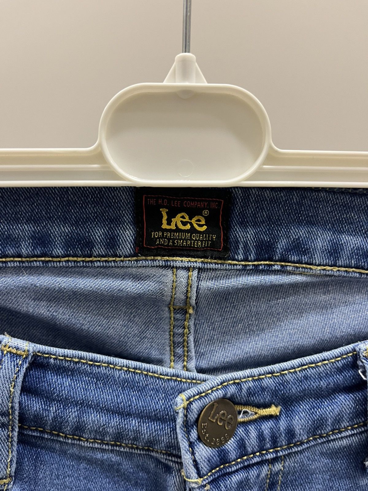Lee Vintage Y2K Lee Luke Slim Fit Stretch Men Jeans Size 32/32 Size US 32 / EU 48 - 7 Thumbnail