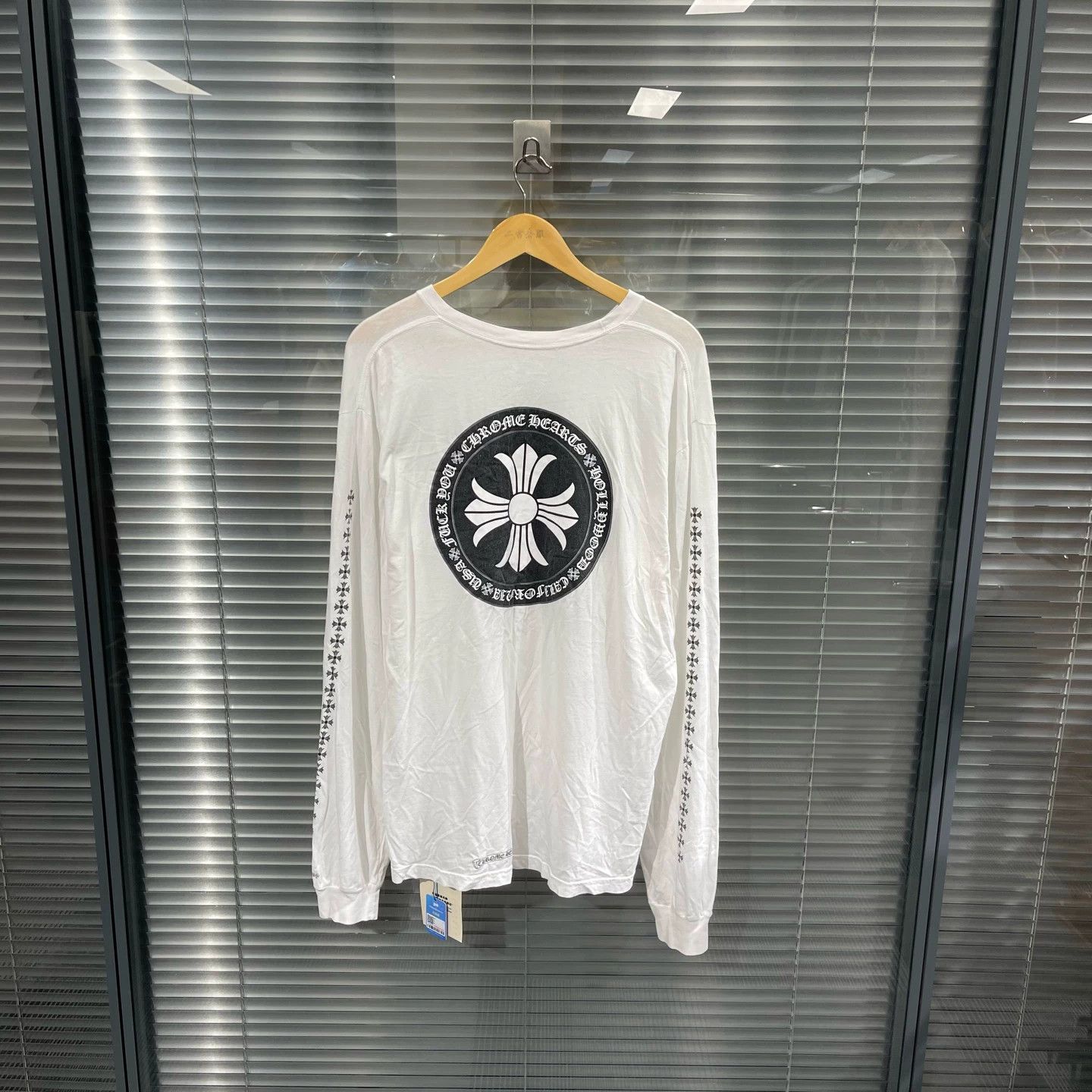 Chrome Hearts Vintage 90s Chrome Hearts Vine Dagger Floral LS Tee
