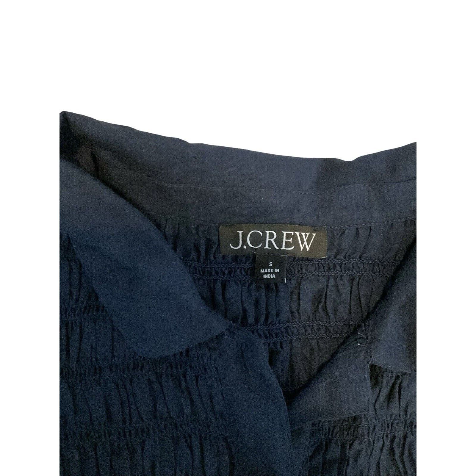 J.Crew J Crew Smocked button-up shirt in cotton-blend voile Size S / US 4 / IT 40 - 4 Thumbnail