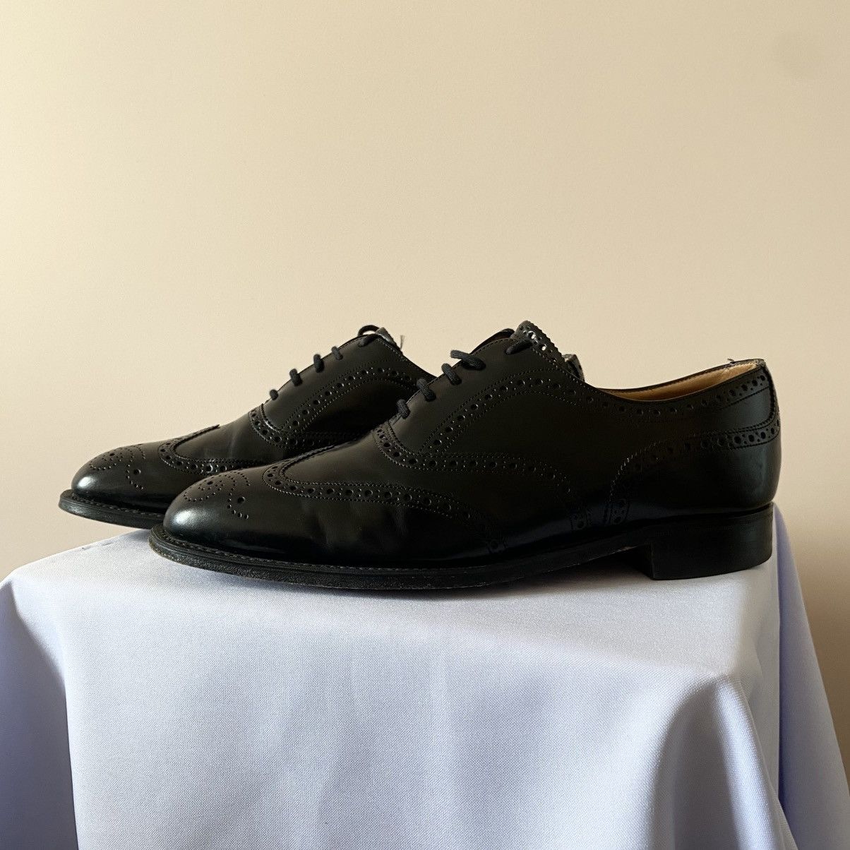 Cheaney Cheaney Broad Black Leather Casual Shoes Size UK 8 Size US 8 / EU 41 - 3 Thumbnail