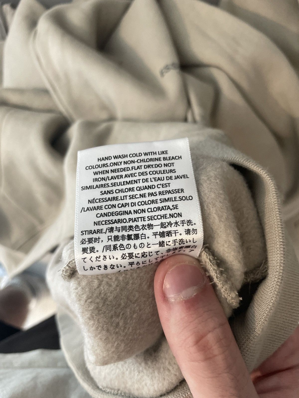 Essentials × Fear of God Fear of God Essentials String Hoodie L Size US L / EU 52-54 / 3 - 6 Thumbnail