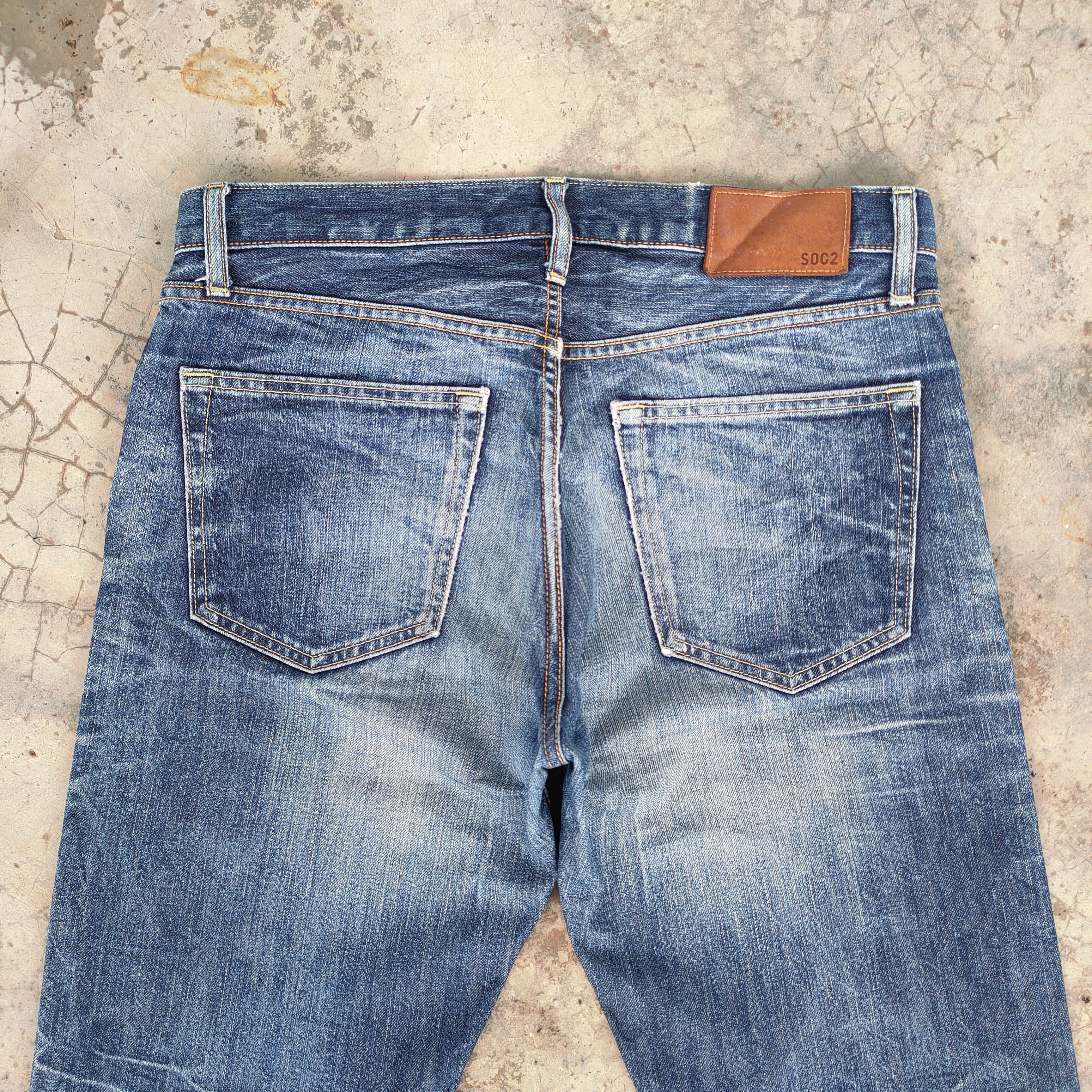 Japanese Brand Vintage japanese faded distressed jeans denim pants Size US 34 / EU 50 - 10 Thumbnail