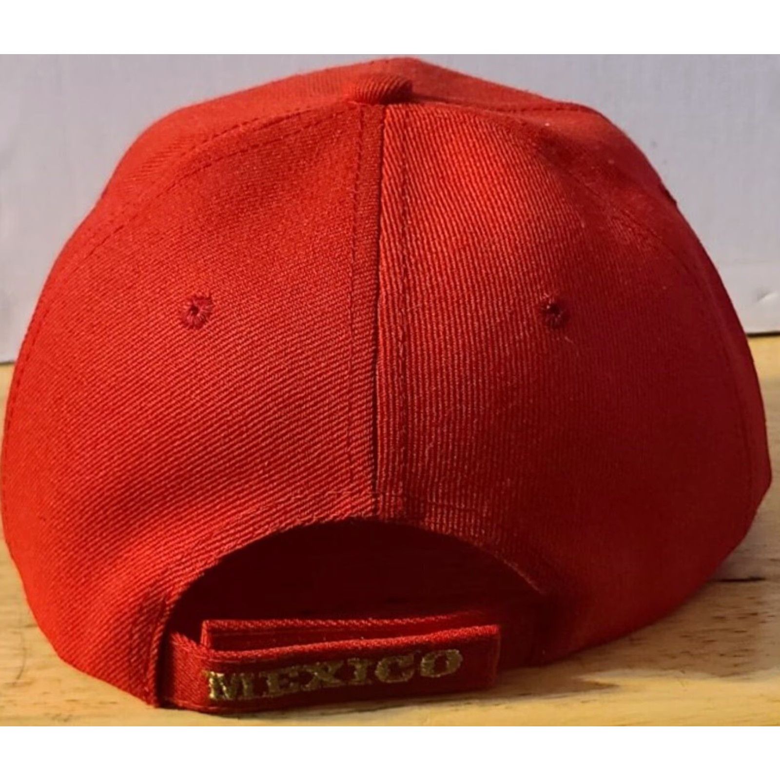 Vintage HECHO EN MEXICO MEXICAN EAGLE BASEBALL CAP RED MEXICAN HECHO EN MEXICO BASEBALL CAP RED EAGLE MEXICAN Size ONE SIZE - 3 Thumbnail