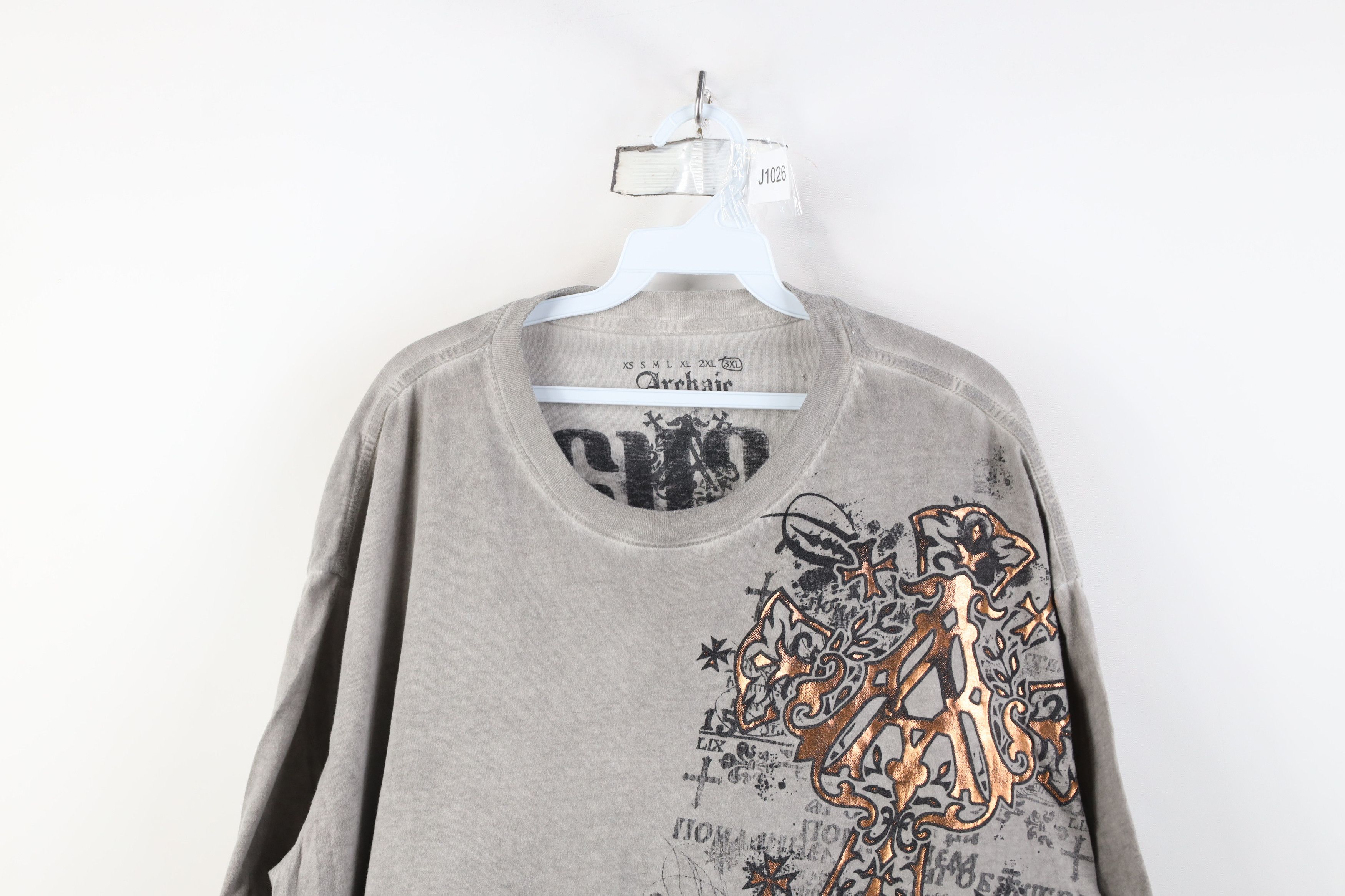 Affliction Vintage Affliction Cross Tribal UFC MMA Fighting T-Shirt Size US XXL / EU 58 / 5 - 2 Thumbnail