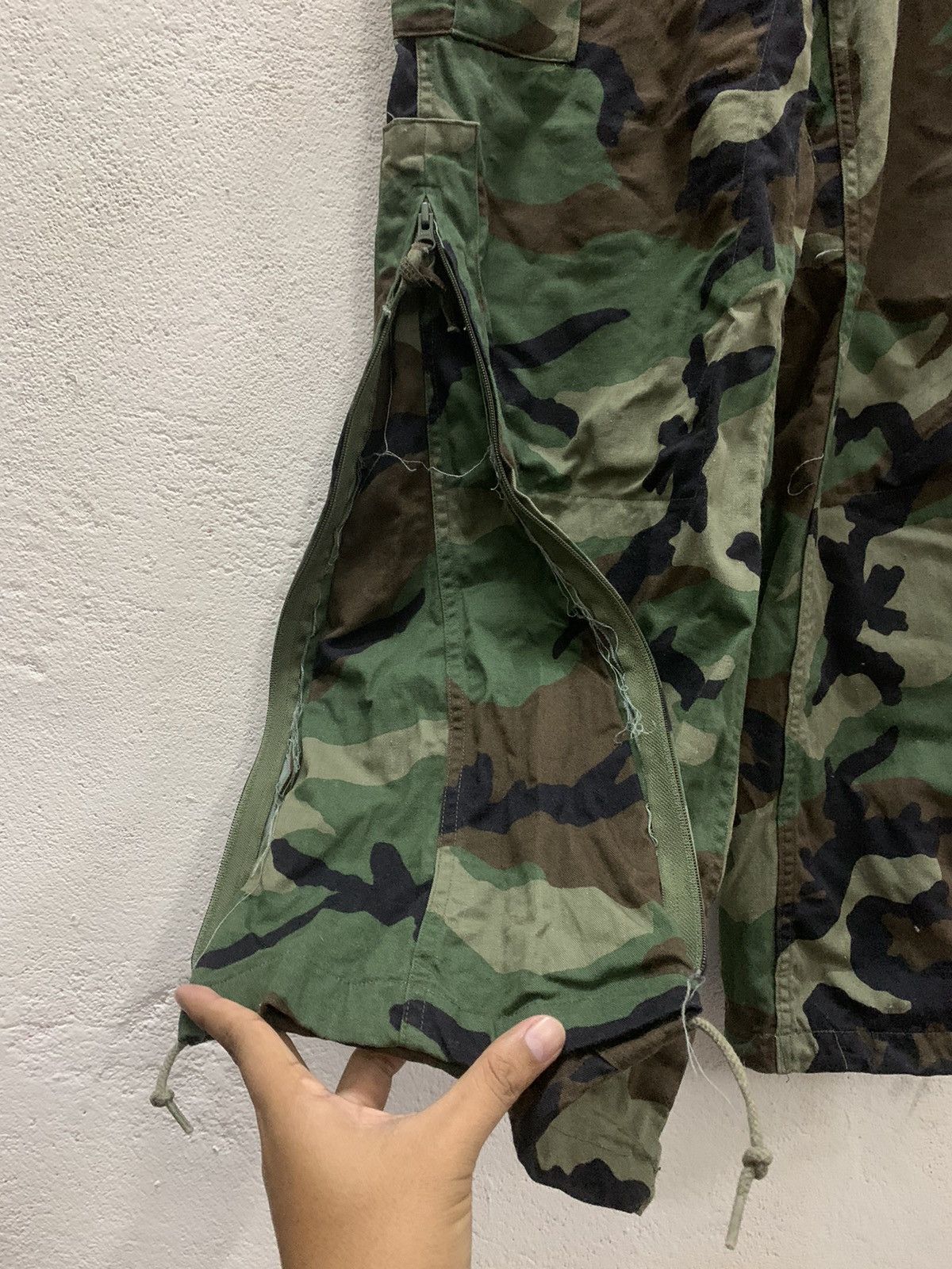Japanese Brand × Vintage US Military Woodland Camo Chemical Protective Class 1 Size US 40 / EU 56 - 19 Thumbnail