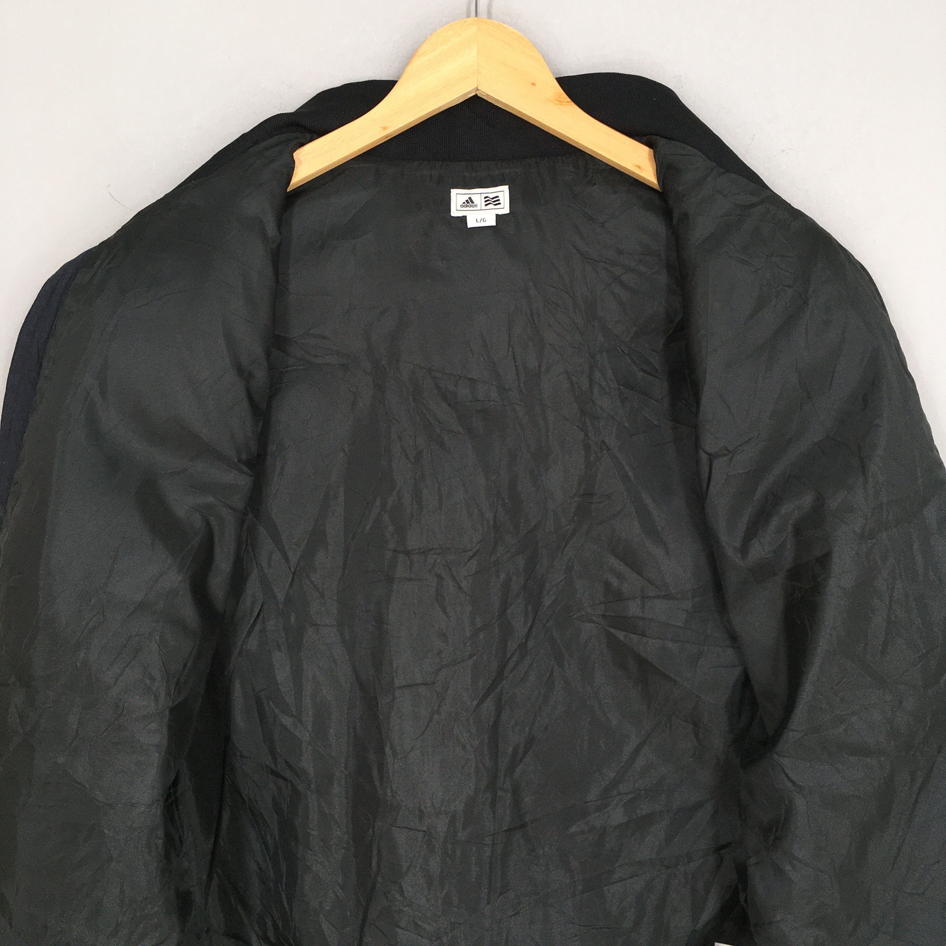 Adidas Vintage Adidas Three Stripes Vest Black Jacket Large Size US L / EU 52-54 / 3 - 7 Thumbnail