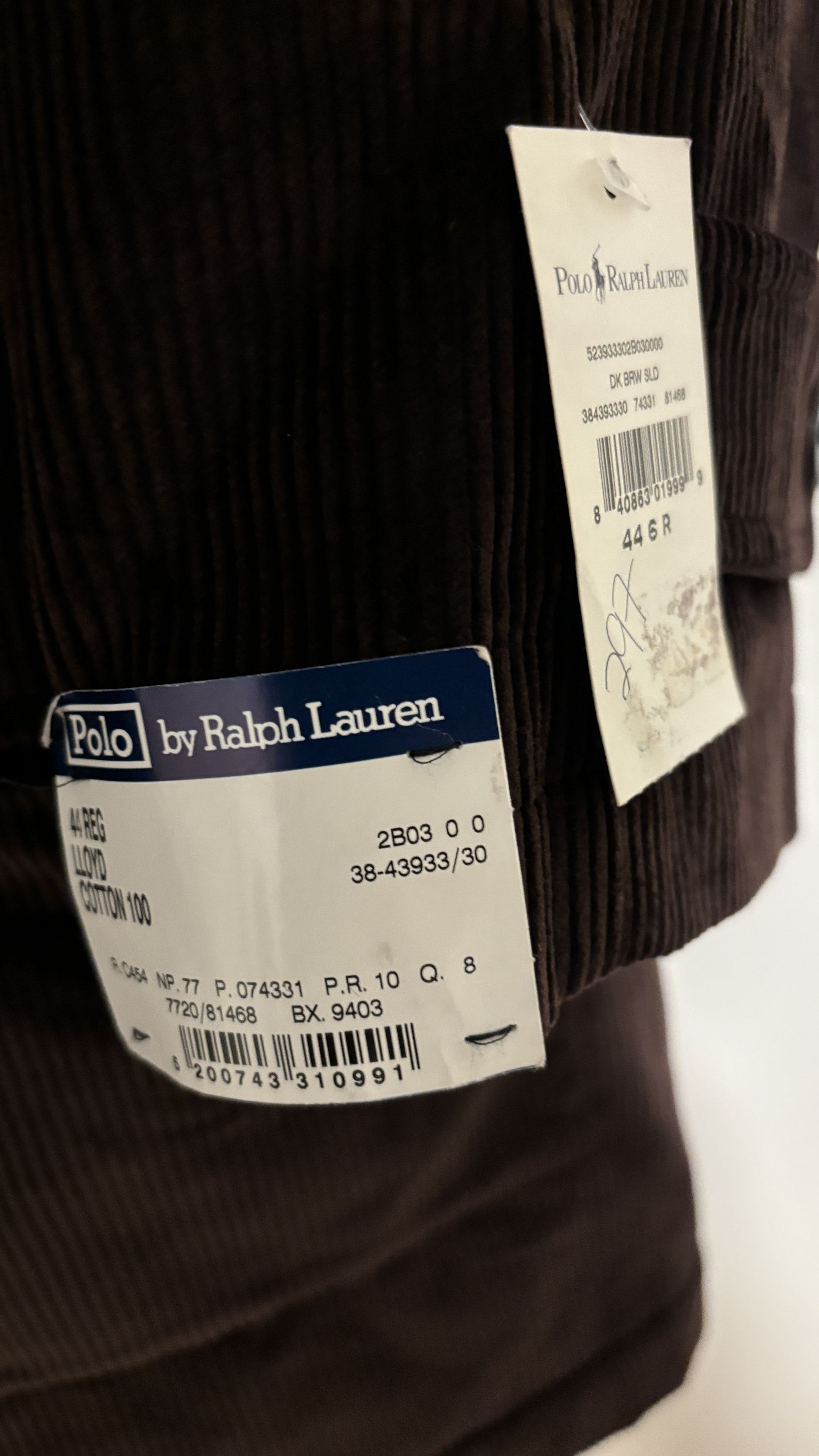 Polo Ralph Lauren BNWT Corneliani Brown Corduroy Overcoat/ Jacket XL-XXL Size US XXL / EU 58 / 5 - 19 Thumbnail