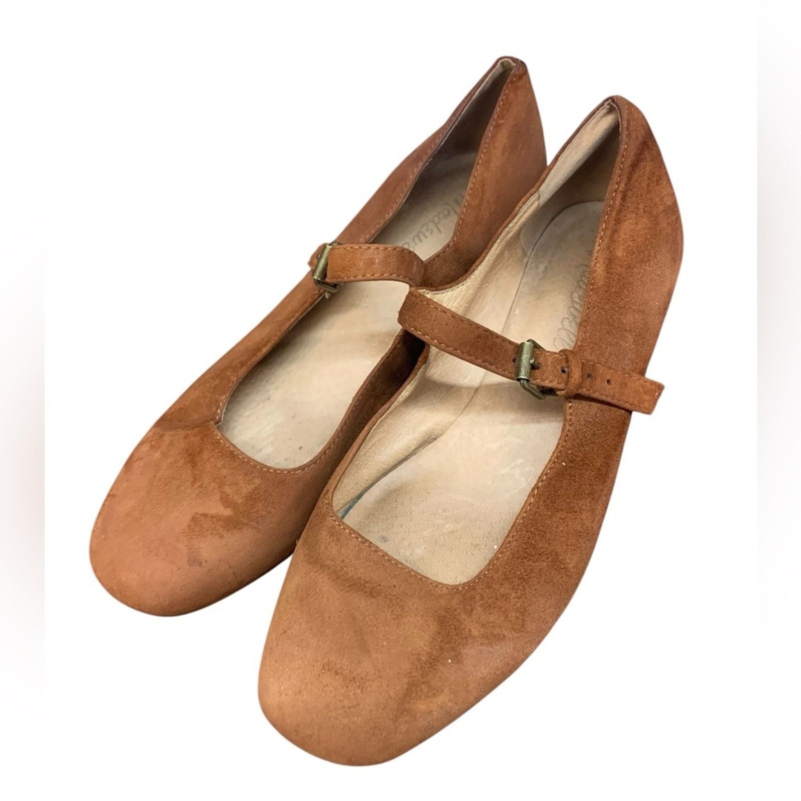 Madewell Madewell Delilah Mary Jane In Suede sz 5 soft mahogany Size US 5 / IT 35 - 1 Thumbnail