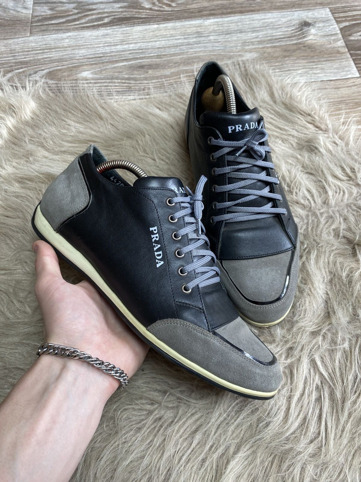 Prada Prada sneakers vintage leather size 41 Size US 8 / EU 41 - 1 Thumbnail