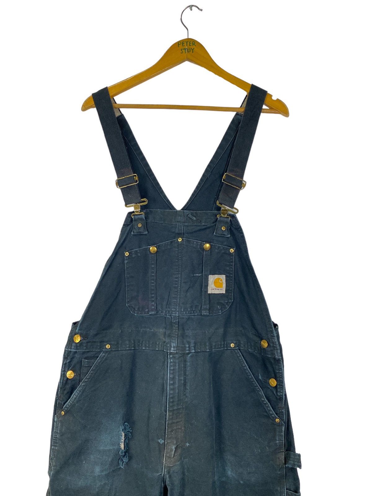 Carhartt Vintage Heavily worn Carhartt Dungarees-38x28 Size US L / EU 52-54 / 3 - 2 Thumbnail