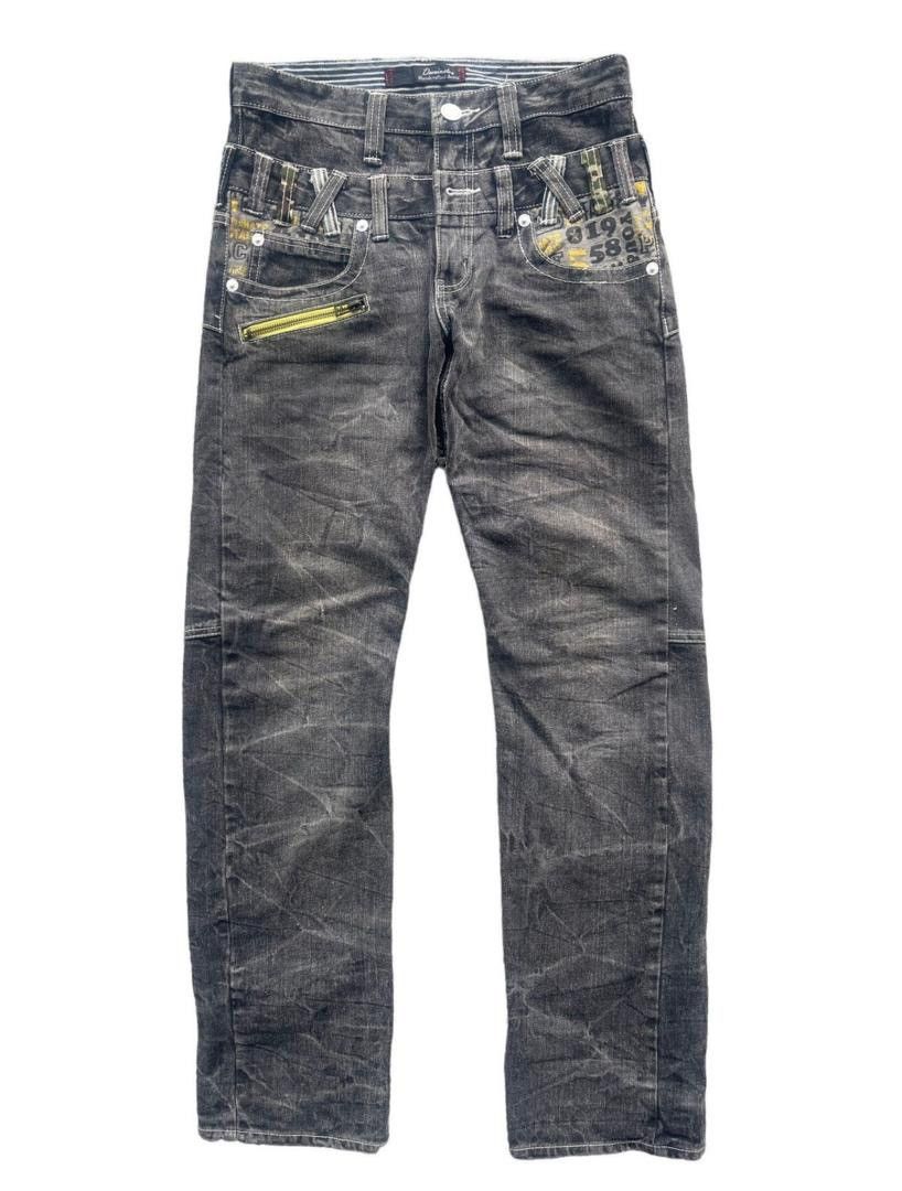 Japanese Brand Dominate Double Waist Streetwear Jeans Size US 30 / EU 46 - 2 Thumbnail