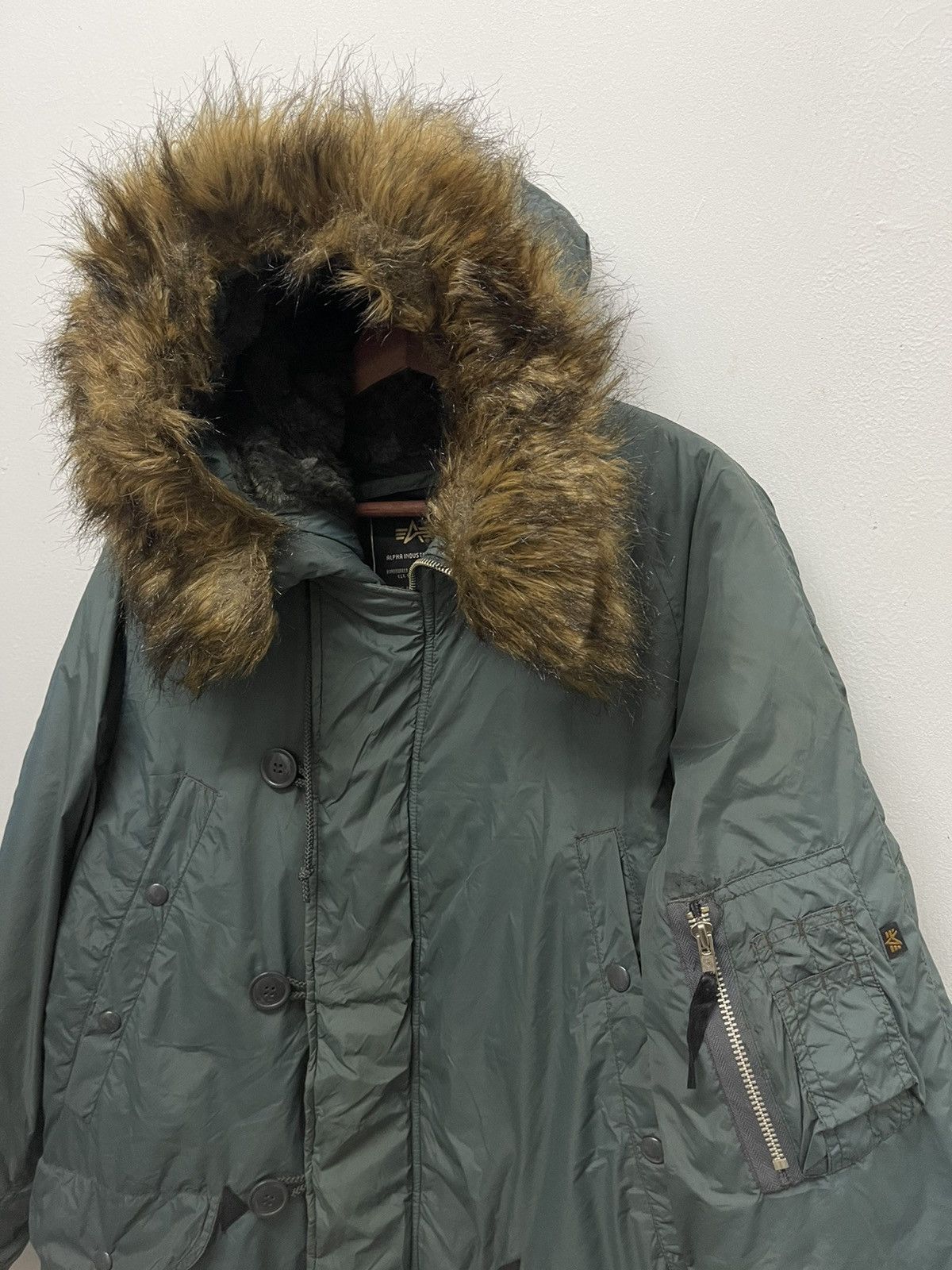 Alpha Industries VINTAGE Alpha Industries PARKAS FUR HOODIES Size US M / EU 48-50 / 2 - 2 Thumbnail