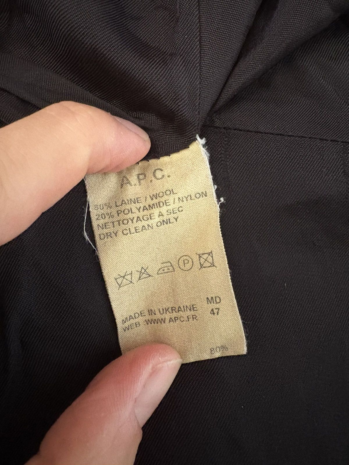A.P.C. Luxury Elegant A.P.C. Paris Double brested wool coat Size S / US 4 / IT 40 - 5 Thumbnail