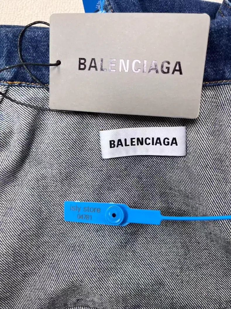 Balenciaga Balenciaga Earth Denim Jacket Size XS / US 0-2 / IT 36-38 - 4 Thumbnail