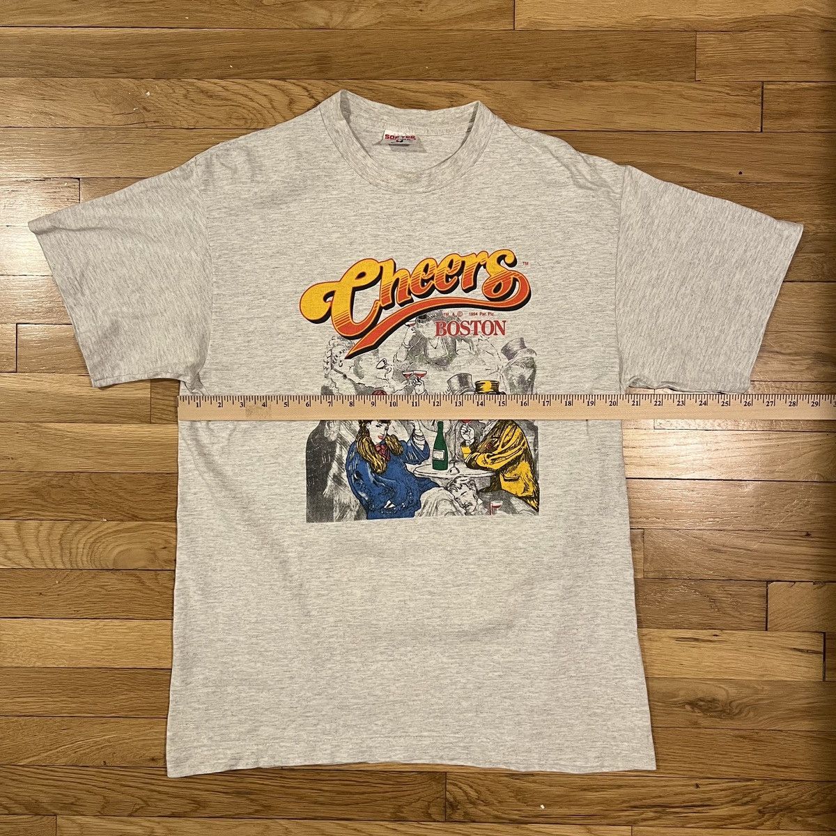 Vintage Vintage 1994 Cheers Boston Gray XL T Shirt Size US XL / EU 56 / 4 - 6 Thumbnail