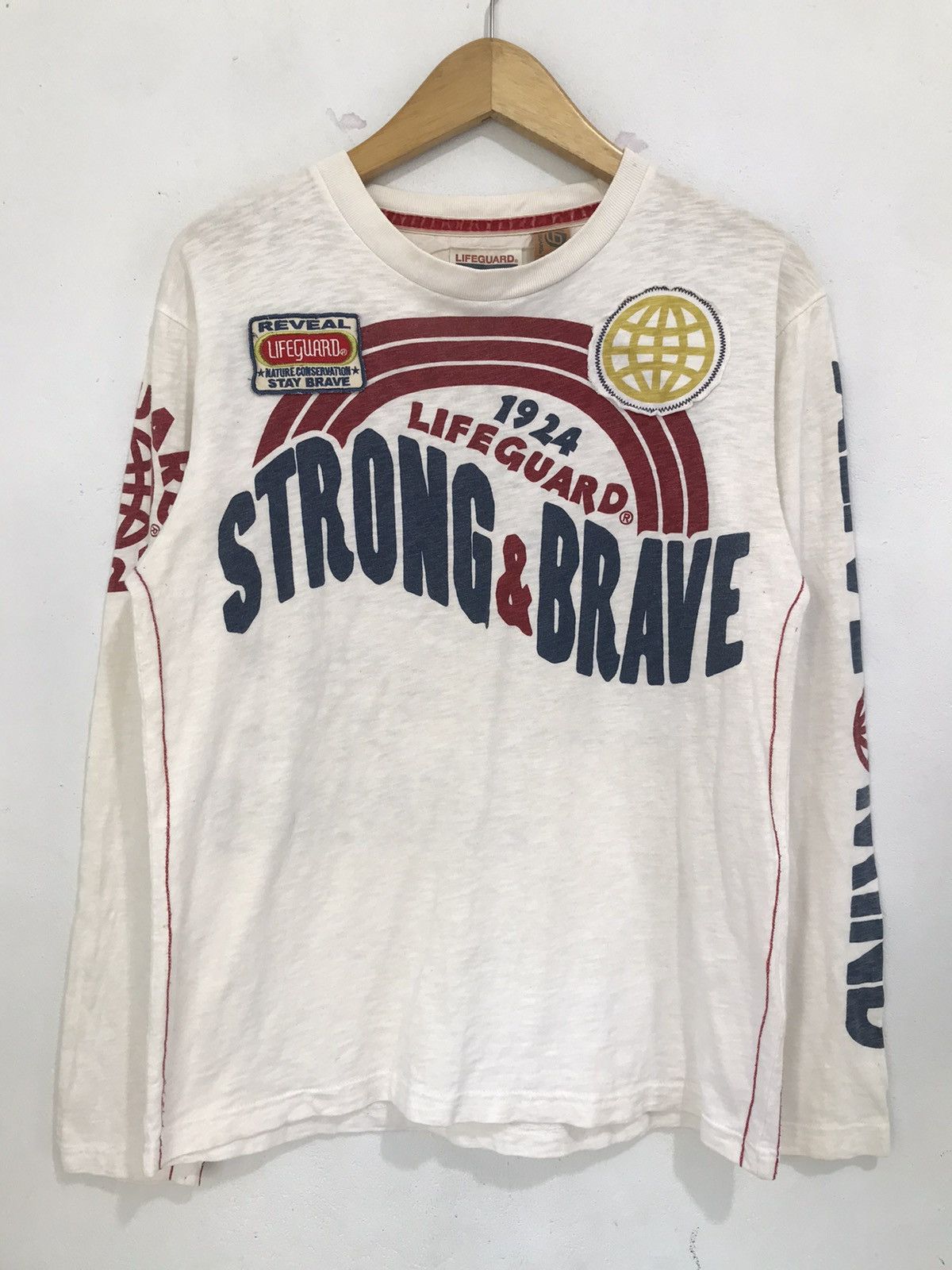 Hysteric Glamour Japanese Alive mind Long Sleeve poem surf style Size US M / EU 48-50 / 2 - 1 Thumbnail