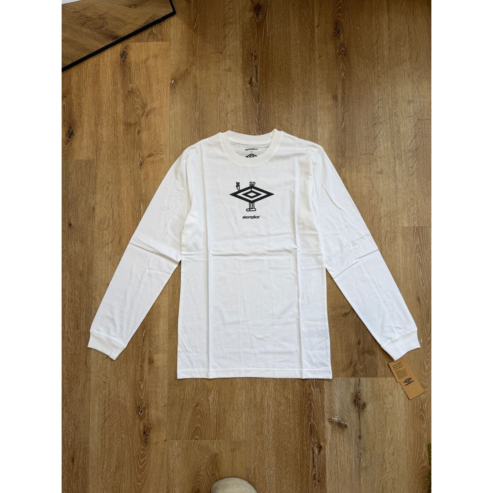 Umbro Akomplice x Umbro Peaceman Long Sleeve Tee White Size US S / EU 44-46 / 1 - 1 Thumbnail
