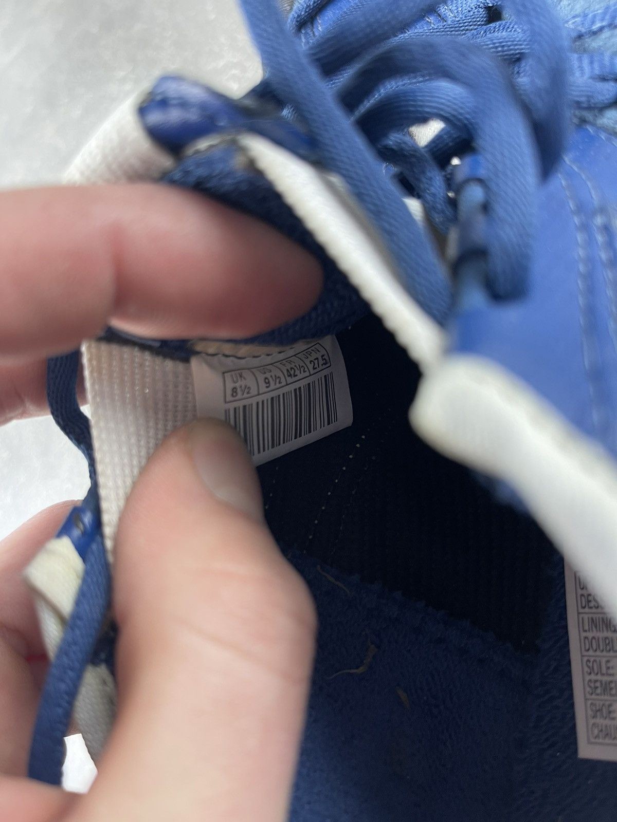 Puma Puma Y2K SpeedCat Low Top Leather Sneakers Shoes Blue White Size US 9.5 / EU 42-43 - 9 Thumbnail
