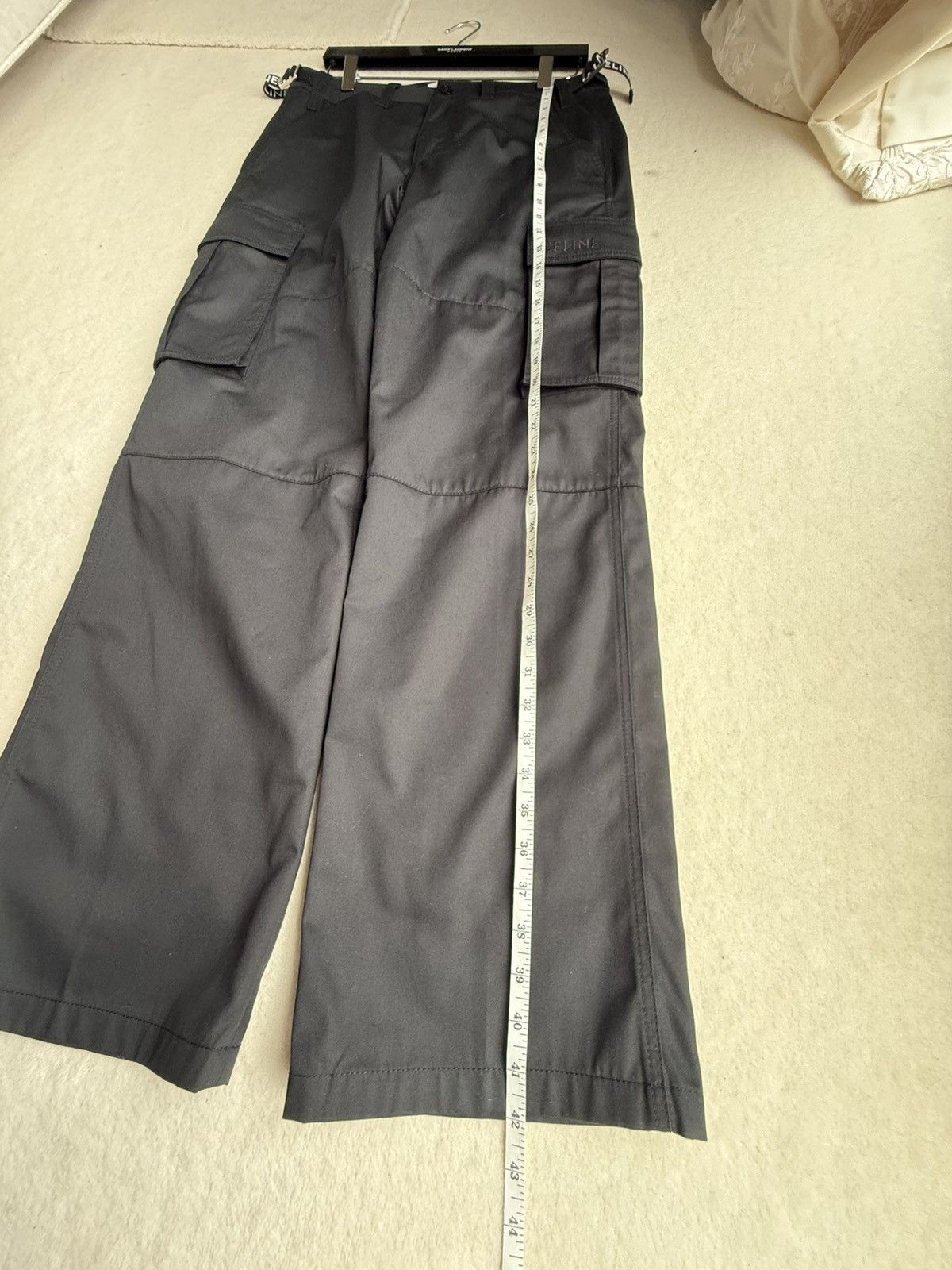 Celine $1.5k Celine logo black cargo pants jeans Hedi Slimane 48 Size US 32 / EU 48 - 11 Thumbnail