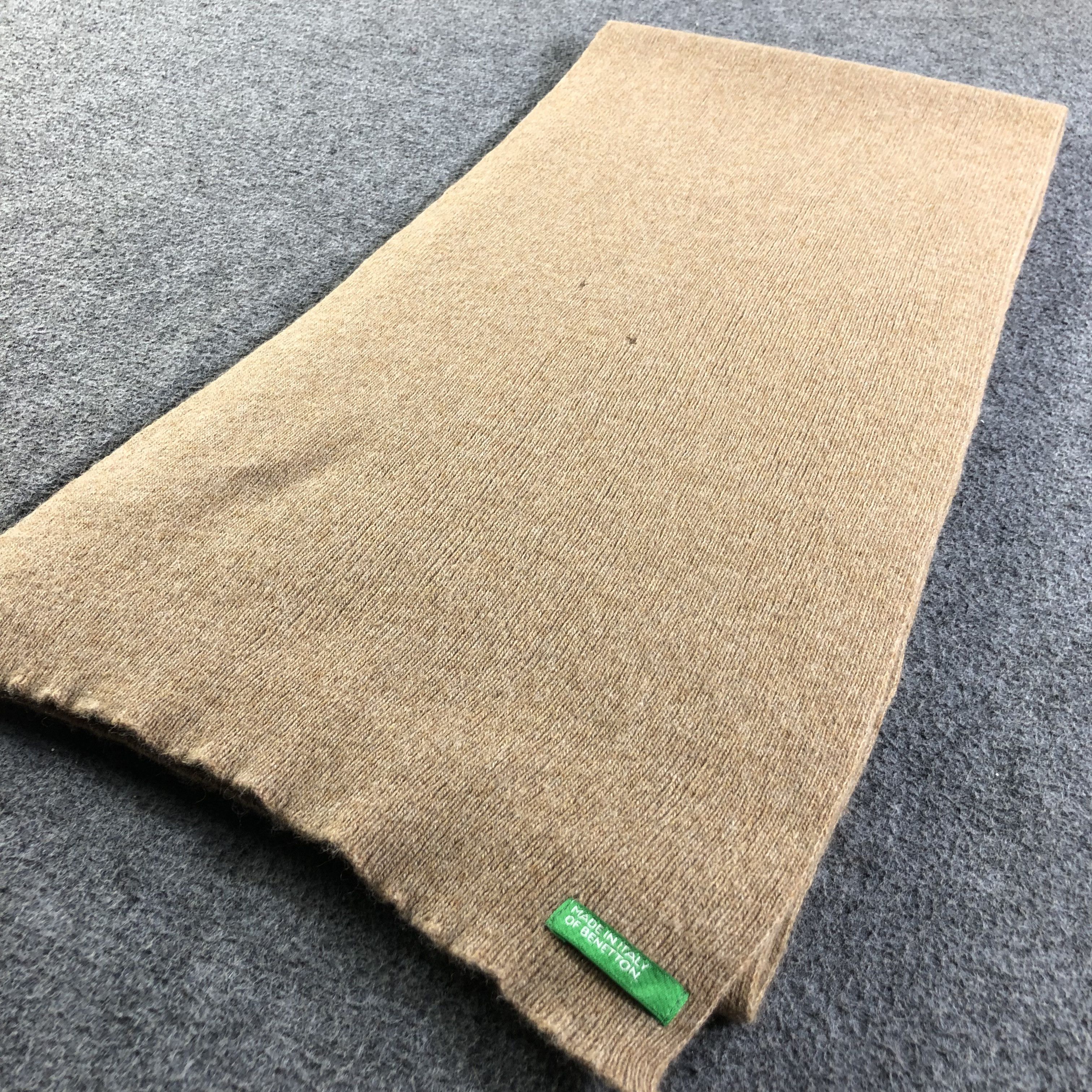 United Colors Of Benetton United Colors Of Benetton Wool Scarf Muffler Neckwear V2090 Size ONE SIZE - 3 Thumbnail