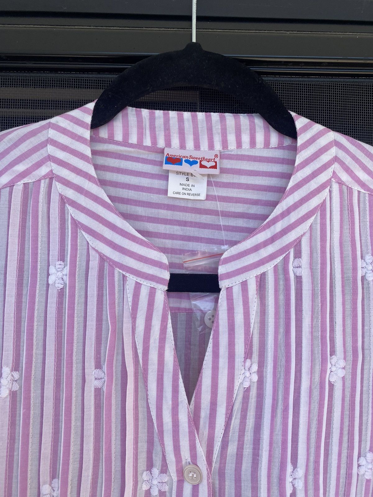 Other American Sweetheart Women's Size S Pink Cotton Scallop Size S / US 4 / IT 40 - 5 Thumbnail