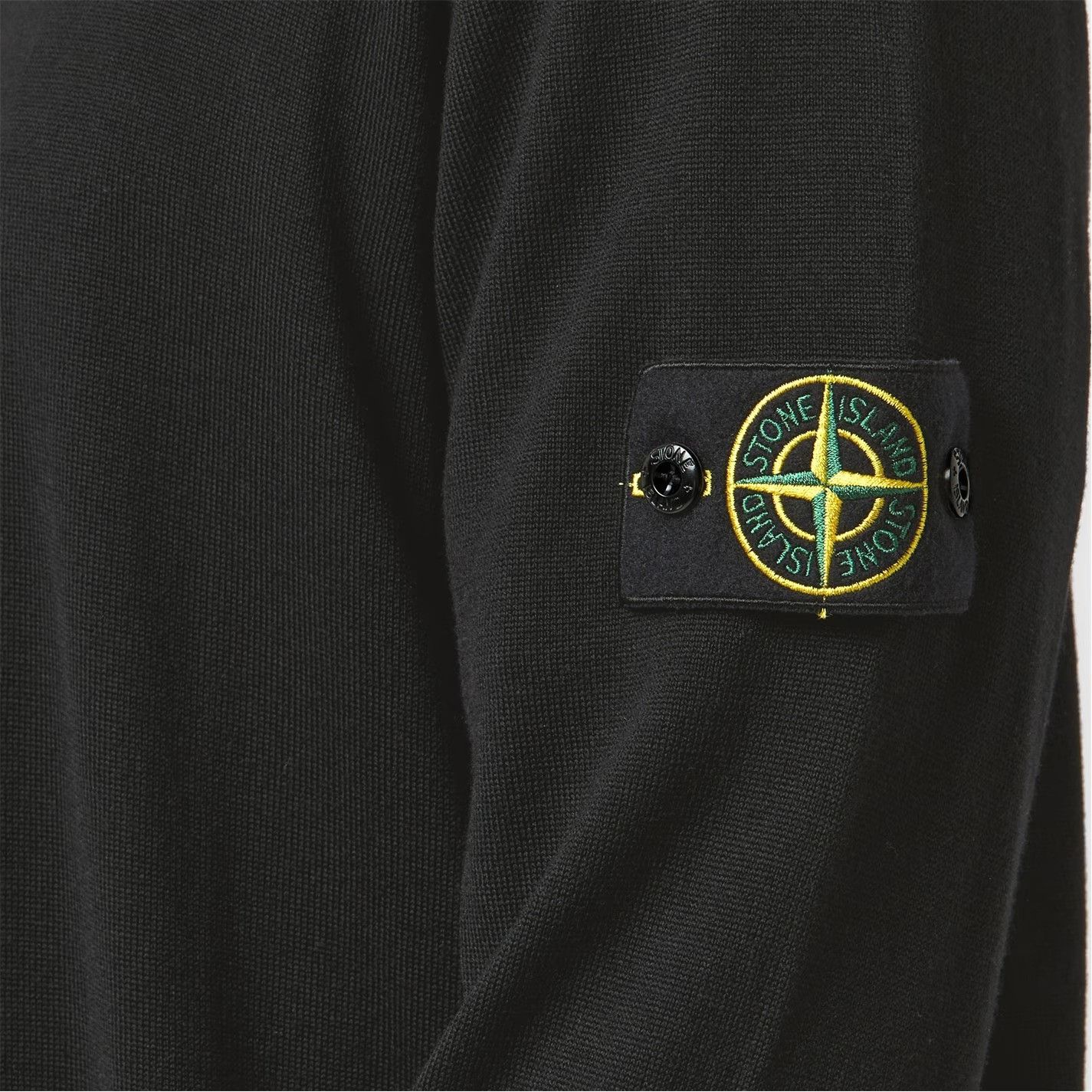 Stone Island o1g2r1mq0526 Quarter-Zip Knit Top in Nero Size US L / EU 52-54 / 3 - 5 Thumbnail