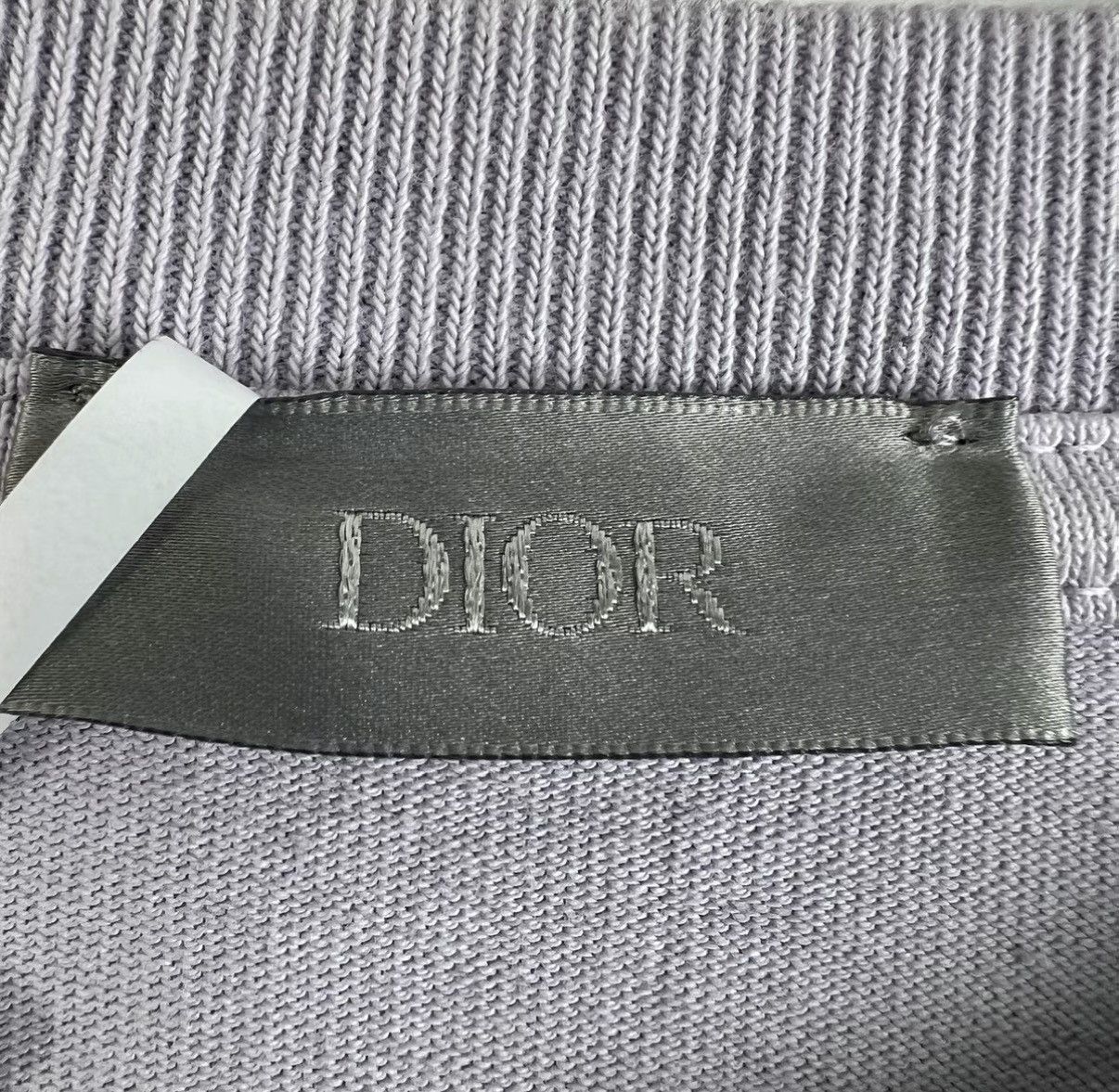 Dior Dior Lilac Purple Embroidered Logo Short Sleeve T-shirt K12 Size US S / EU 44-46 / 1 - 4 Thumbnail
