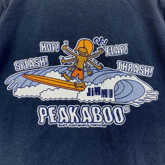 Vintage Vintage PEAKABOO SURF JIMMY Hawaii Tee Shirt Top Beach Size US M / EU 48-50 / 2 - 4 Thumbnail