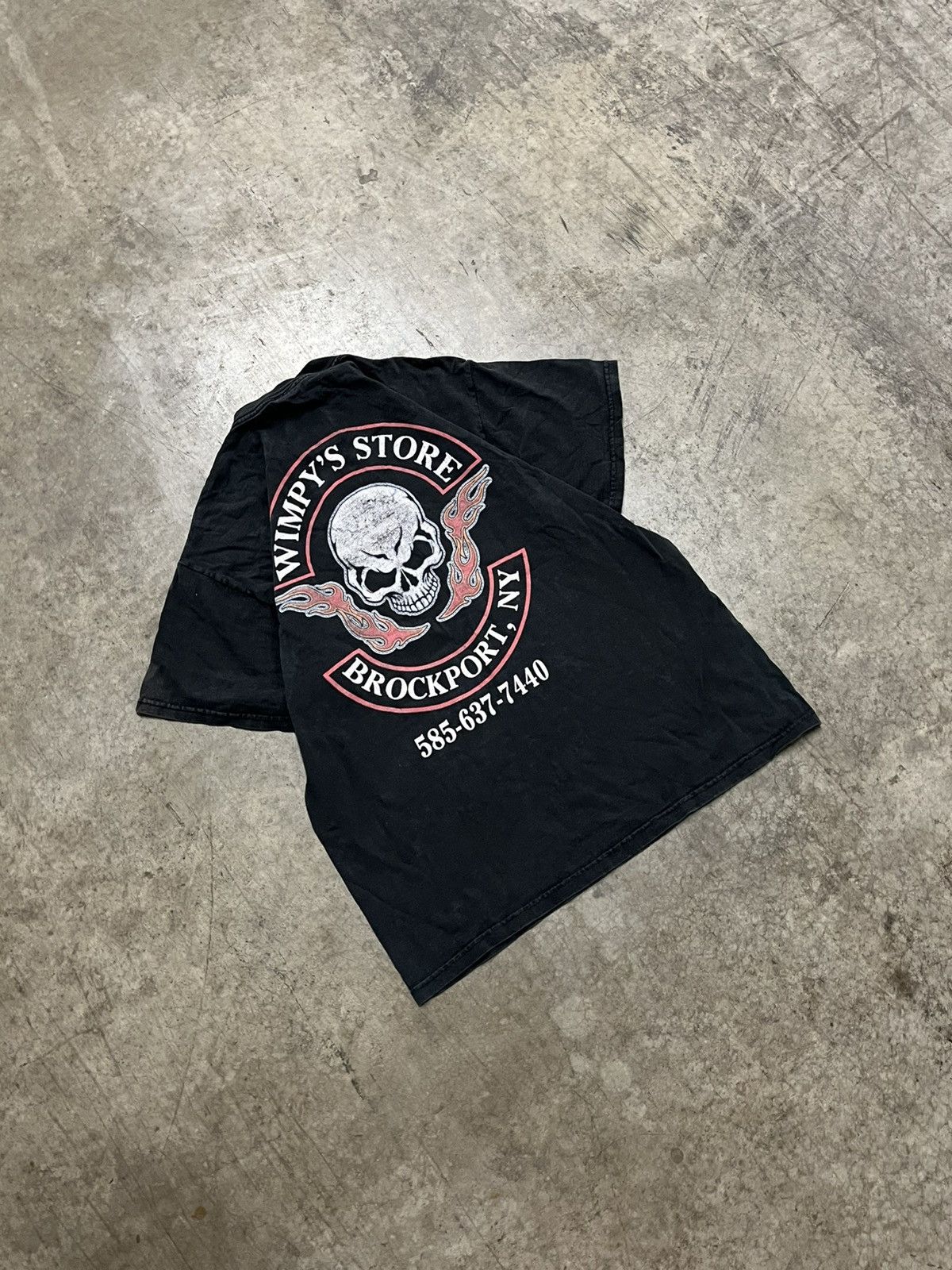 Harley Davidson × Vintage Y2k grunge Harley Davidson style skull tee shirt hype rare Size US L / EU 52-54 / 3 - 1 Thumbnail
