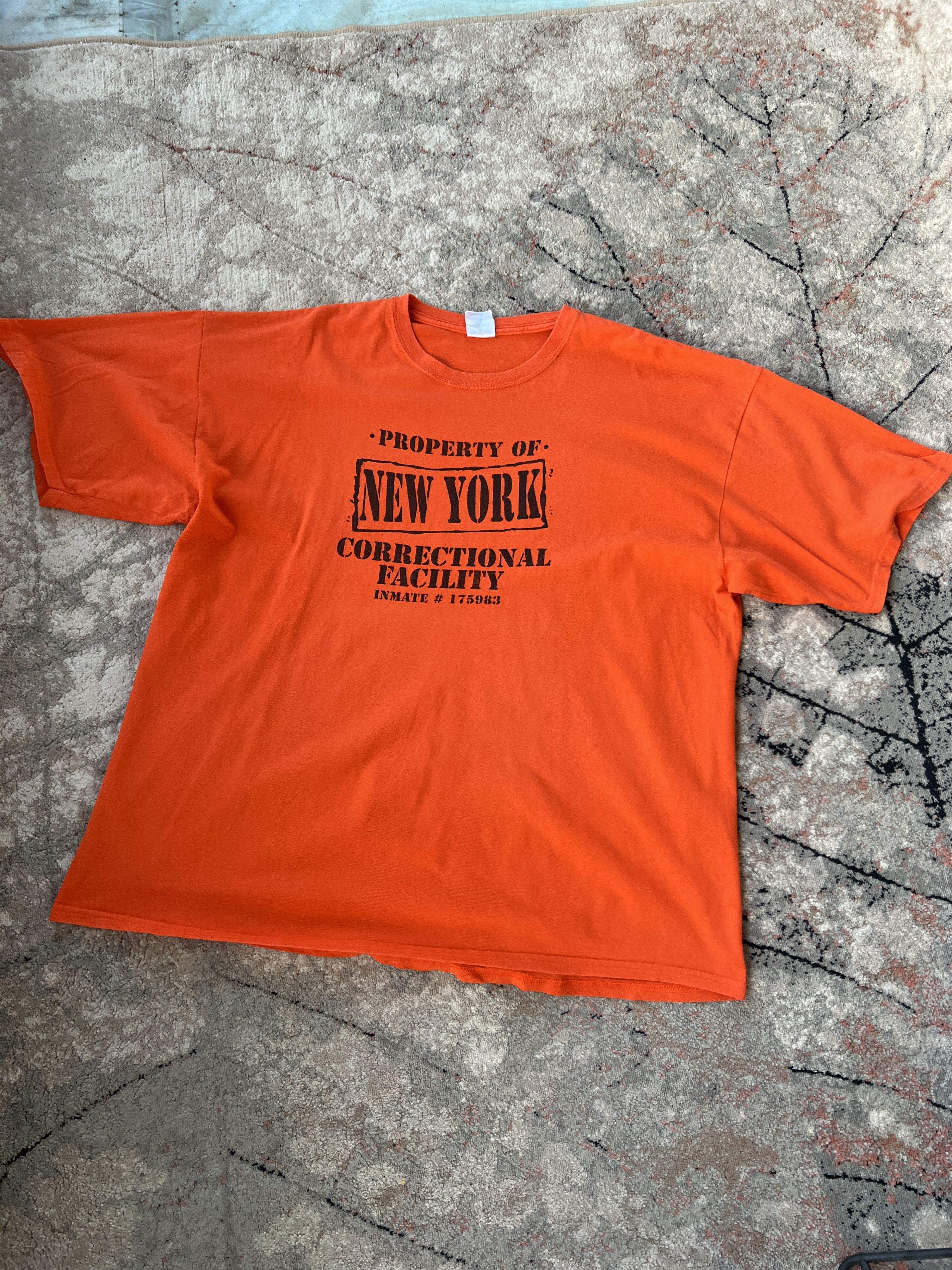 Gildan Property Of NEW YORK Correctional Facility Tee Size US XXL / EU 58 / 5 - 1 Thumbnail