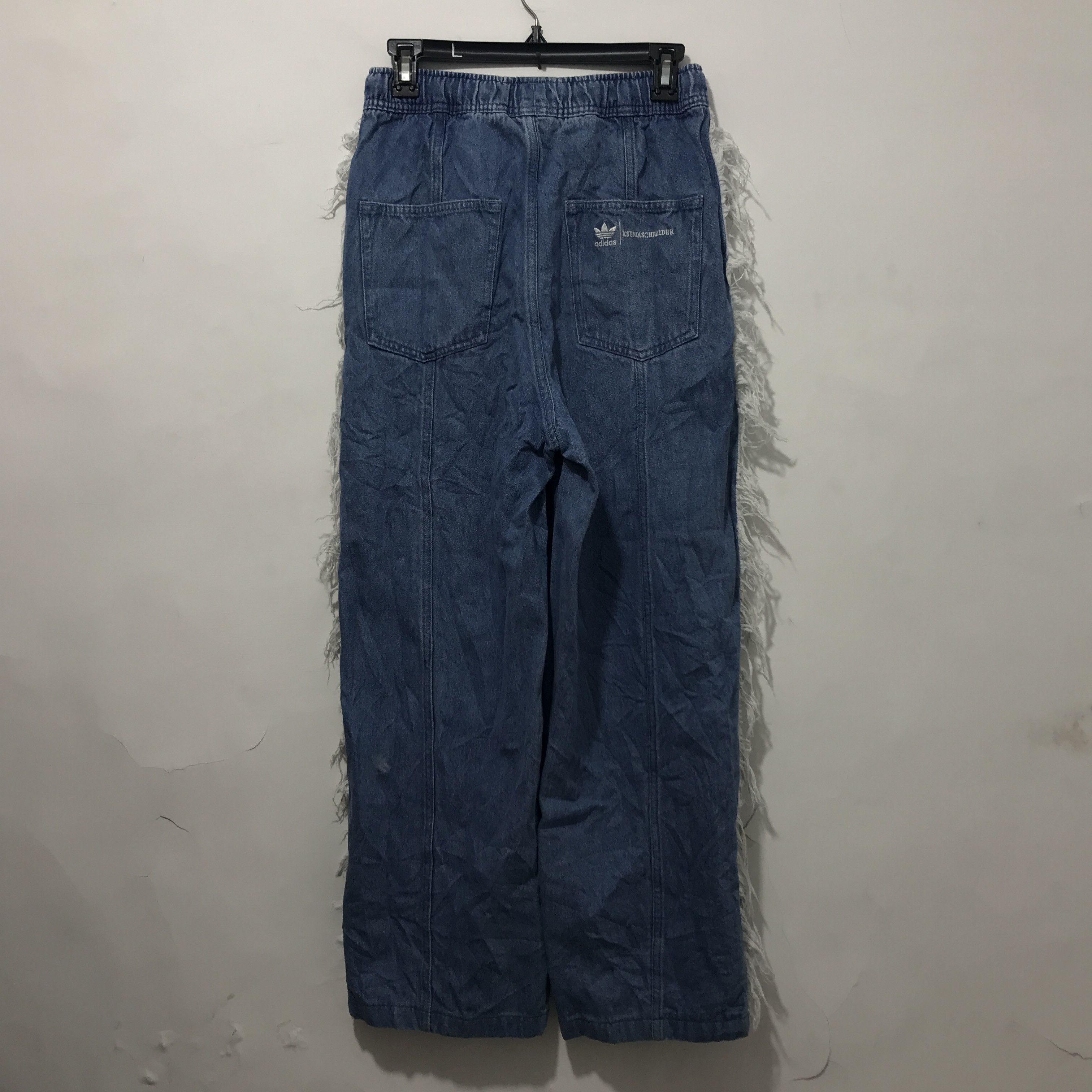 Adidas ADIDAS DENIM FRAYED JEAN x KSENIASCHNAIDER Size 27" / US 4 / IT 40 - 5 Thumbnail