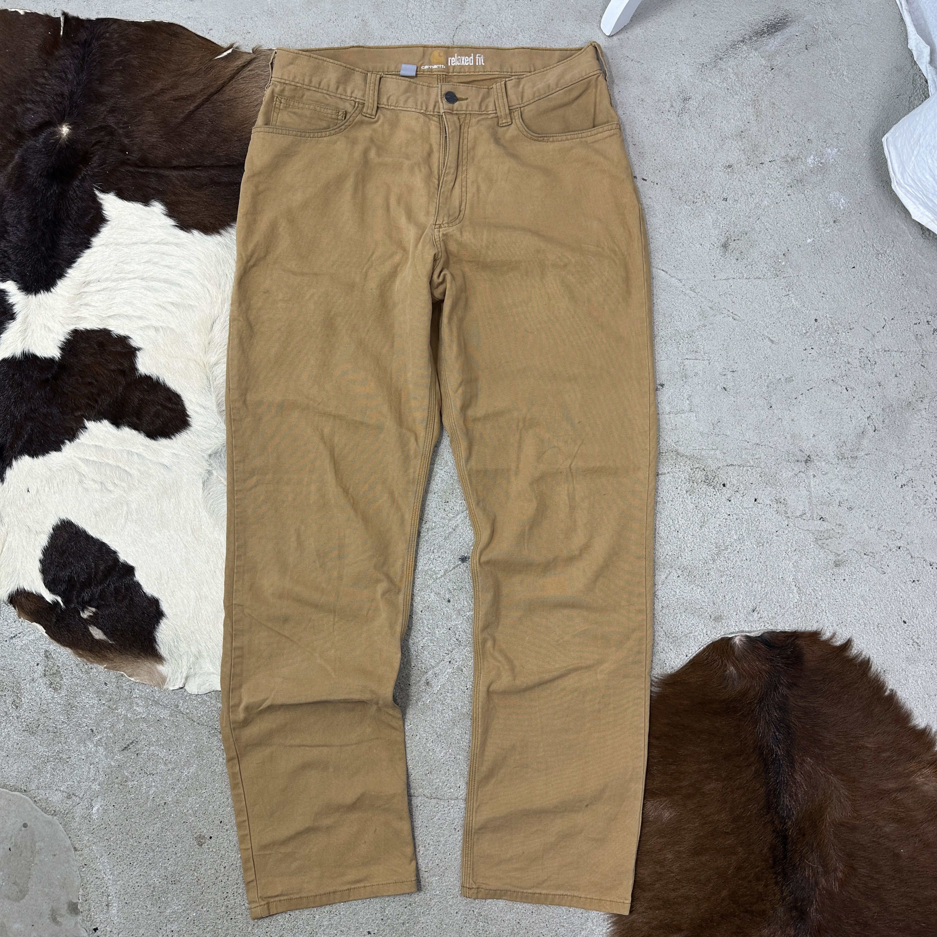 Carhartt Vintage Streetwear Skater Carhartt Relaxed Fit Pants Y2K Size US 34 / EU 50 - 4 Thumbnail