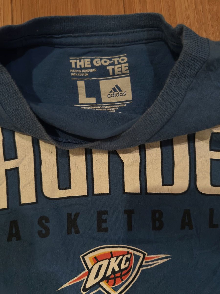 Adidas Vintage OKC Thunder Shirt Size US L / EU 52-54 / 3 - 2 Thumbnail