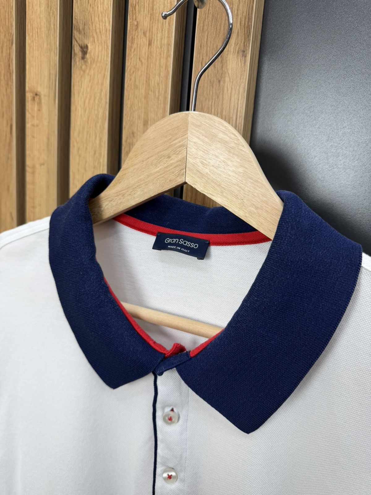 Gran Sasso Gran Sasso Italy White Polo Shirt Size 58 Size US XXL / EU 58 / 5 - 8 Thumbnail