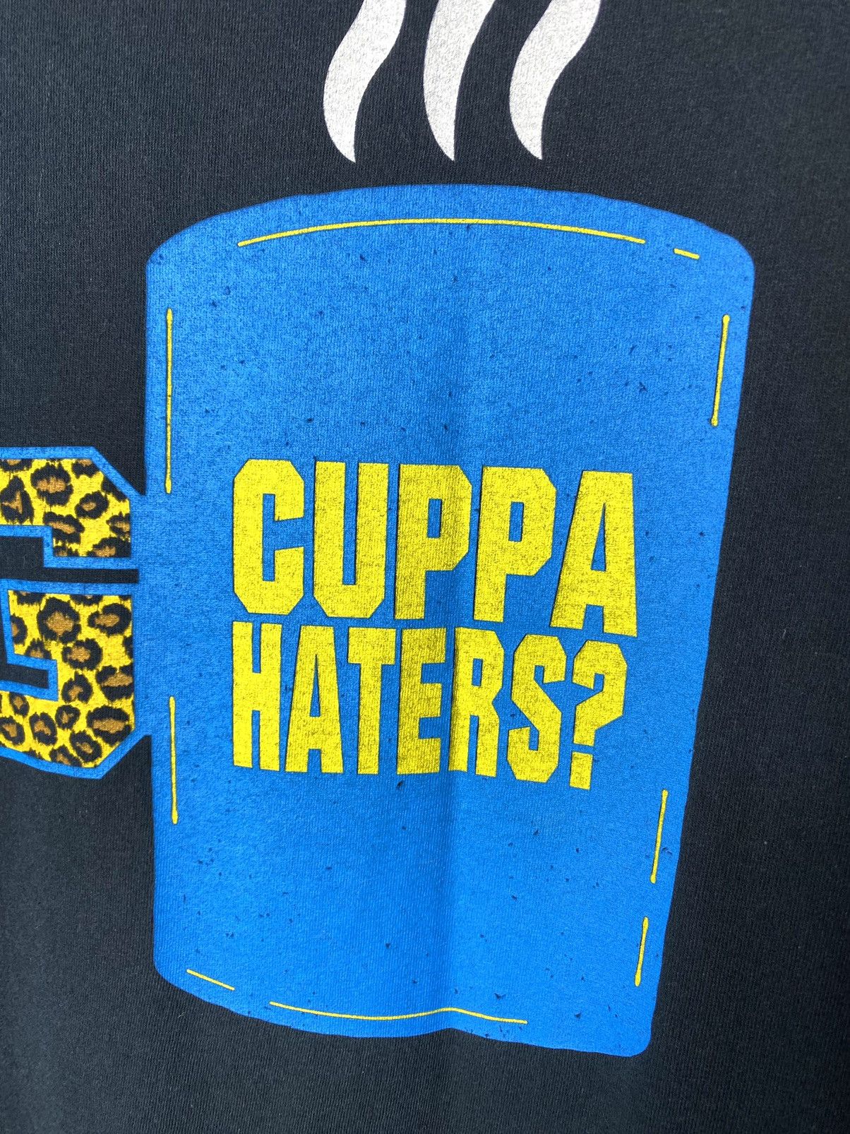 WWE Vintage Cuppa Haters WWE T Shirt Promo Streetwear Hype Size US L / EU 52-54 / 3 - 4 Thumbnail