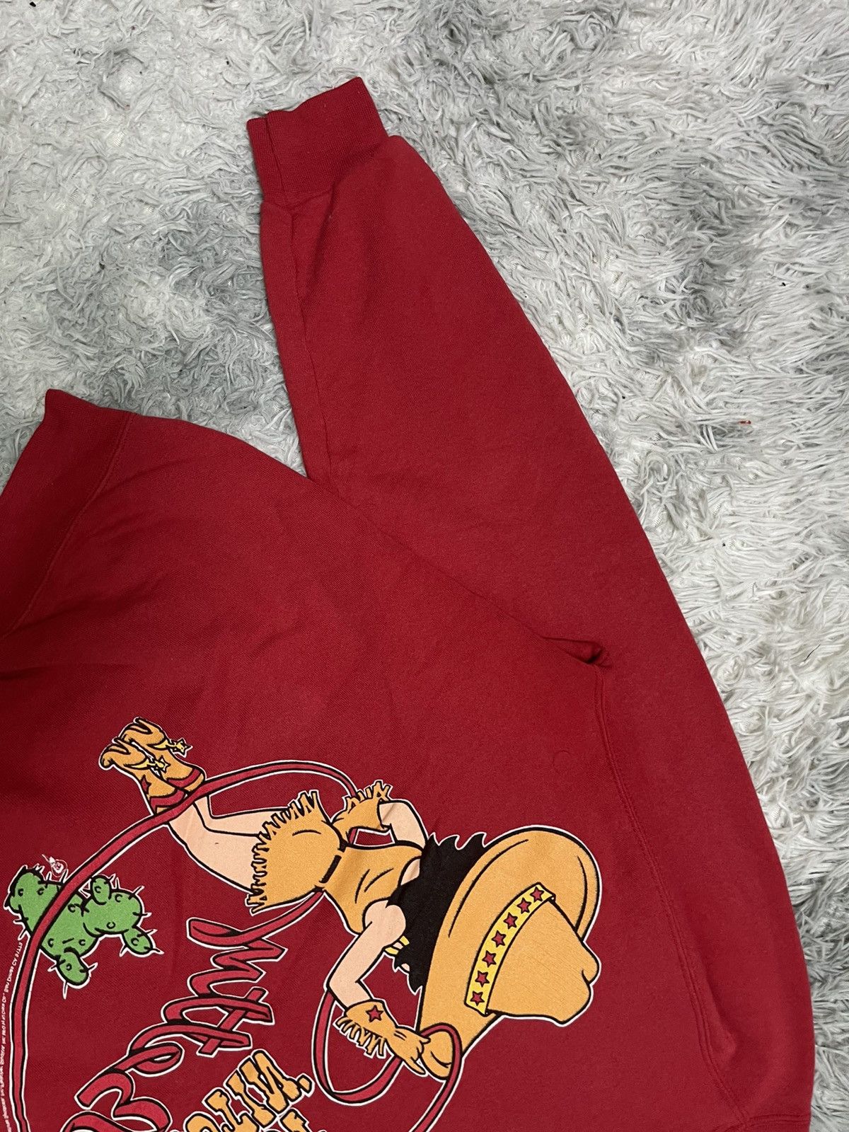 Vintage 1993 BETTY BOOP COWBOY MIRROR PRINT SWEATSHIRT RARE DESIGN Size US M / EU 48-50 / 2 - 13 Thumbnail
