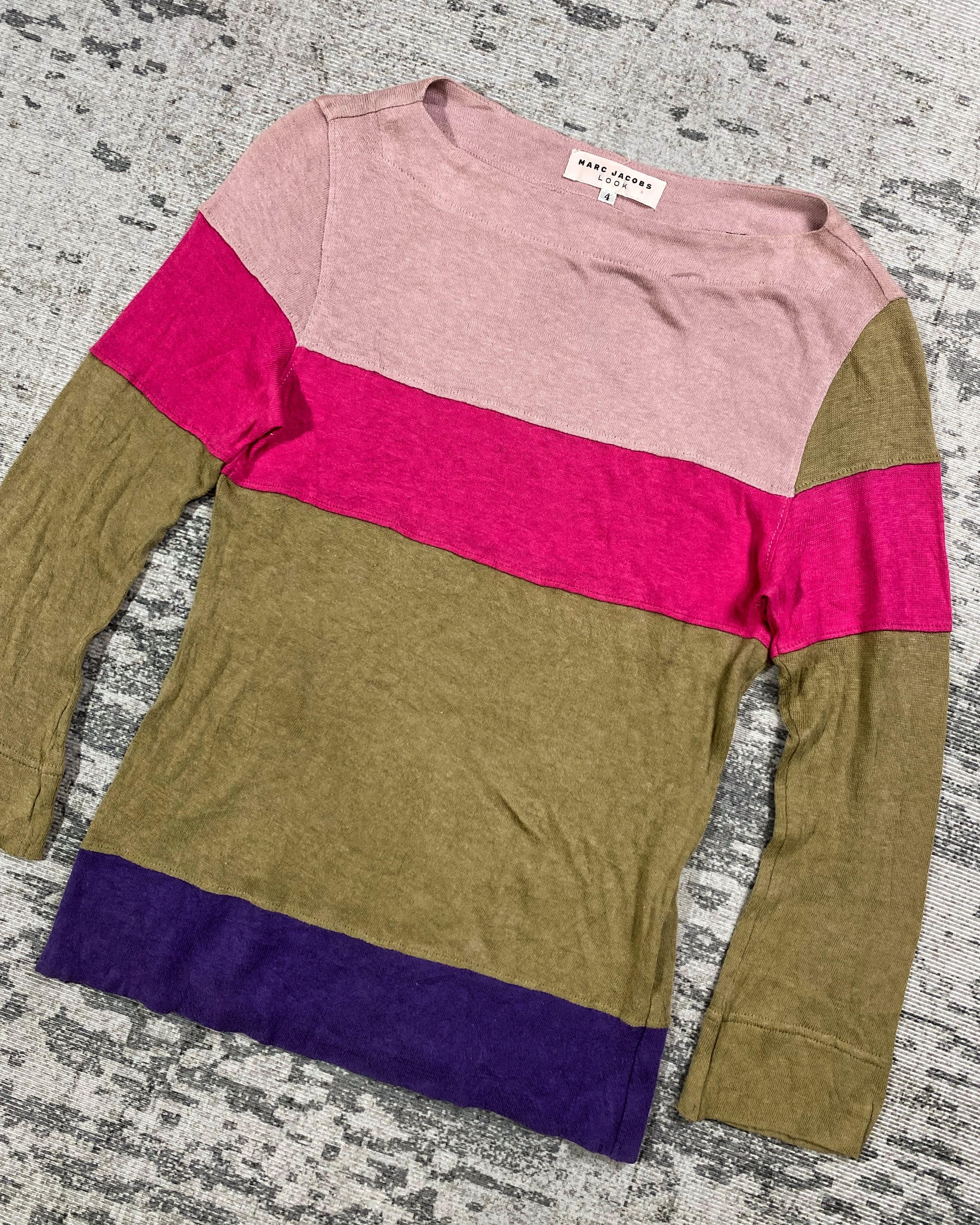 Marc Jacobs 2000s Marc Jacobs Look Longsleeve Knit Tee Size US M / EU 48-50 / 2 - 2 Thumbnail