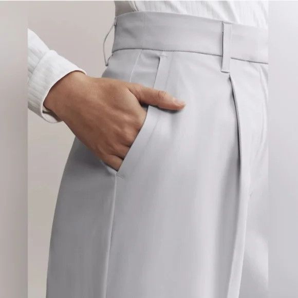 Other Rhone Grey Mist Commuter Pleated Trouser Classic Preppy Size 30" / US 8 / IT 44 - 2 Thumbnail