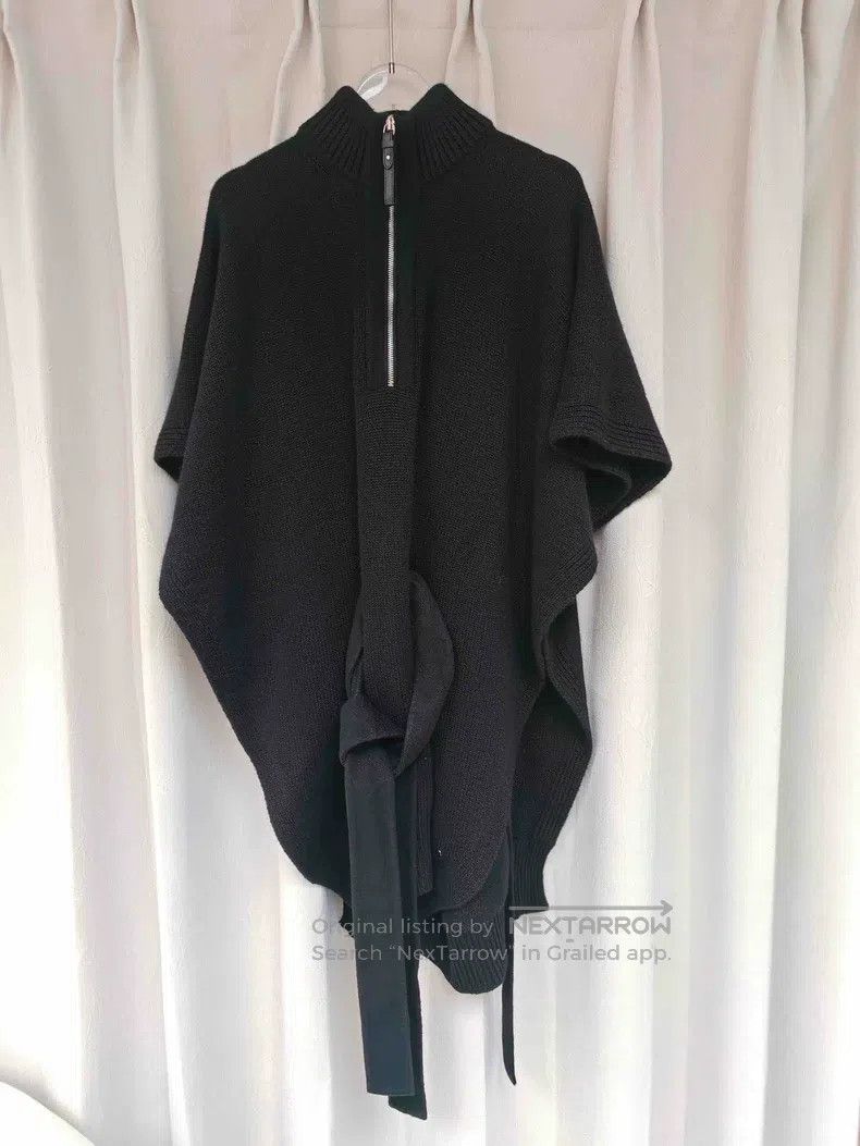 Hermes Hermes Black Cashmere Cloak Top Size XXS / US 00 / IT 34 - 1 Thumbnail