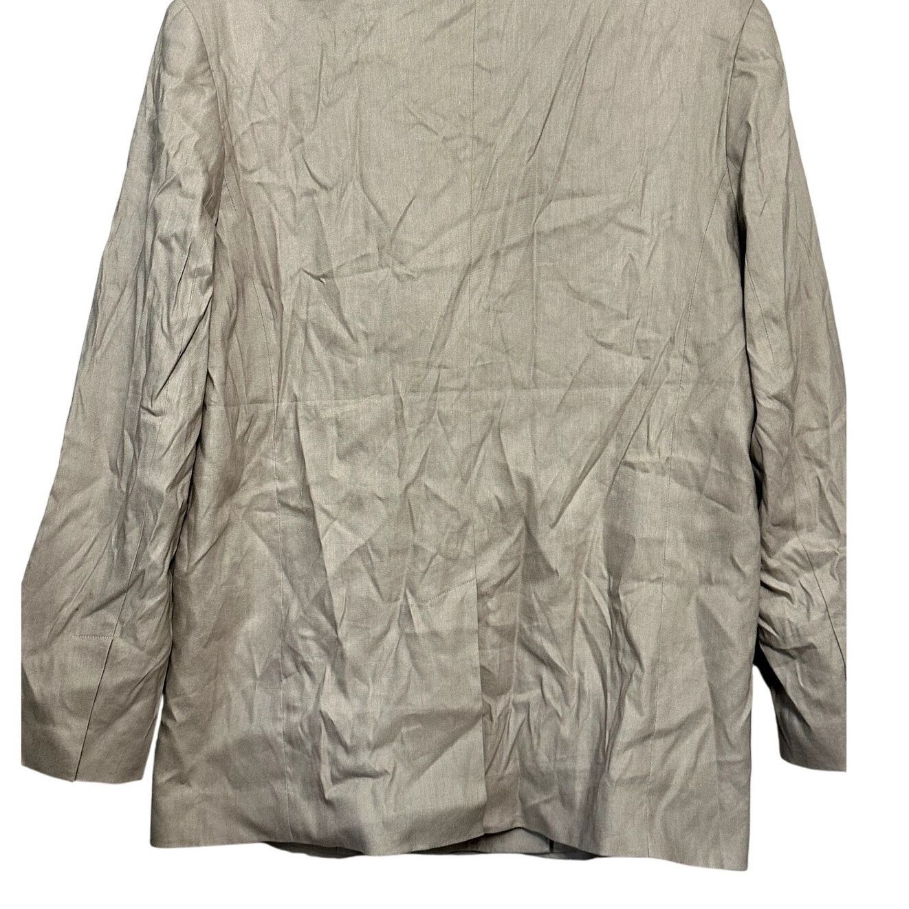 Nordstrom Nordstrom Single Breasted Blazer Buttoned Linen Tan Men's M Size 42R - 6 Thumbnail