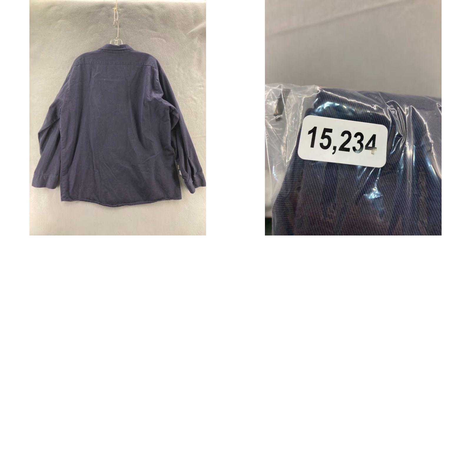 Vintage SteelGuard FR Shirt XL Blue Cotton Blend Men Size US XL / EU 56 / 4 - 8 Thumbnail
