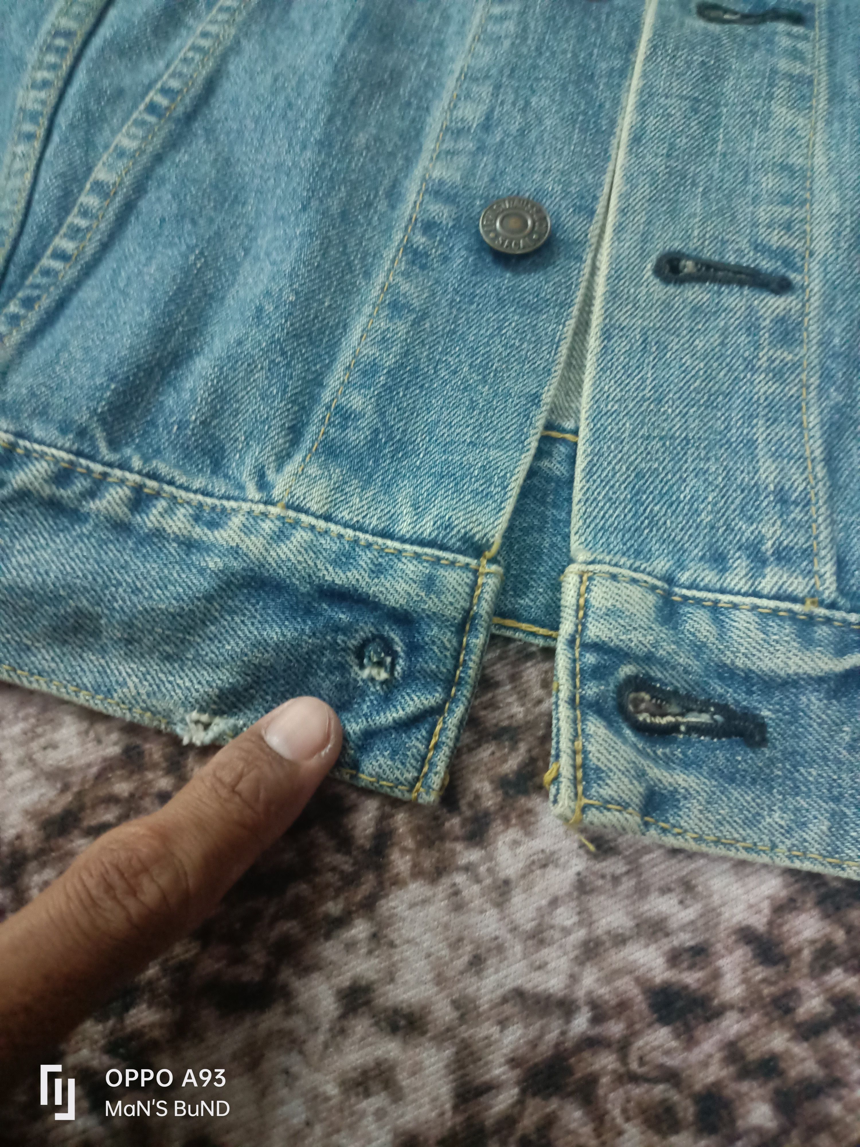 Levi's Vintage 90s Levi's 71557 Big E Denim Jacket Size US M / EU 48-50 / 2 - 6 Thumbnail