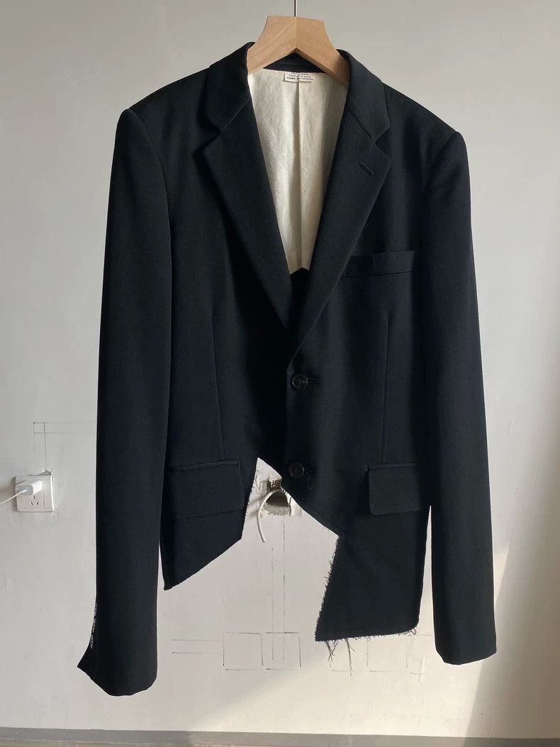 Comme des Garcons COMME des GARCONS Asymmetric Wool Blazer Size US XS / EU 42 / 0 - 1 Thumbnail