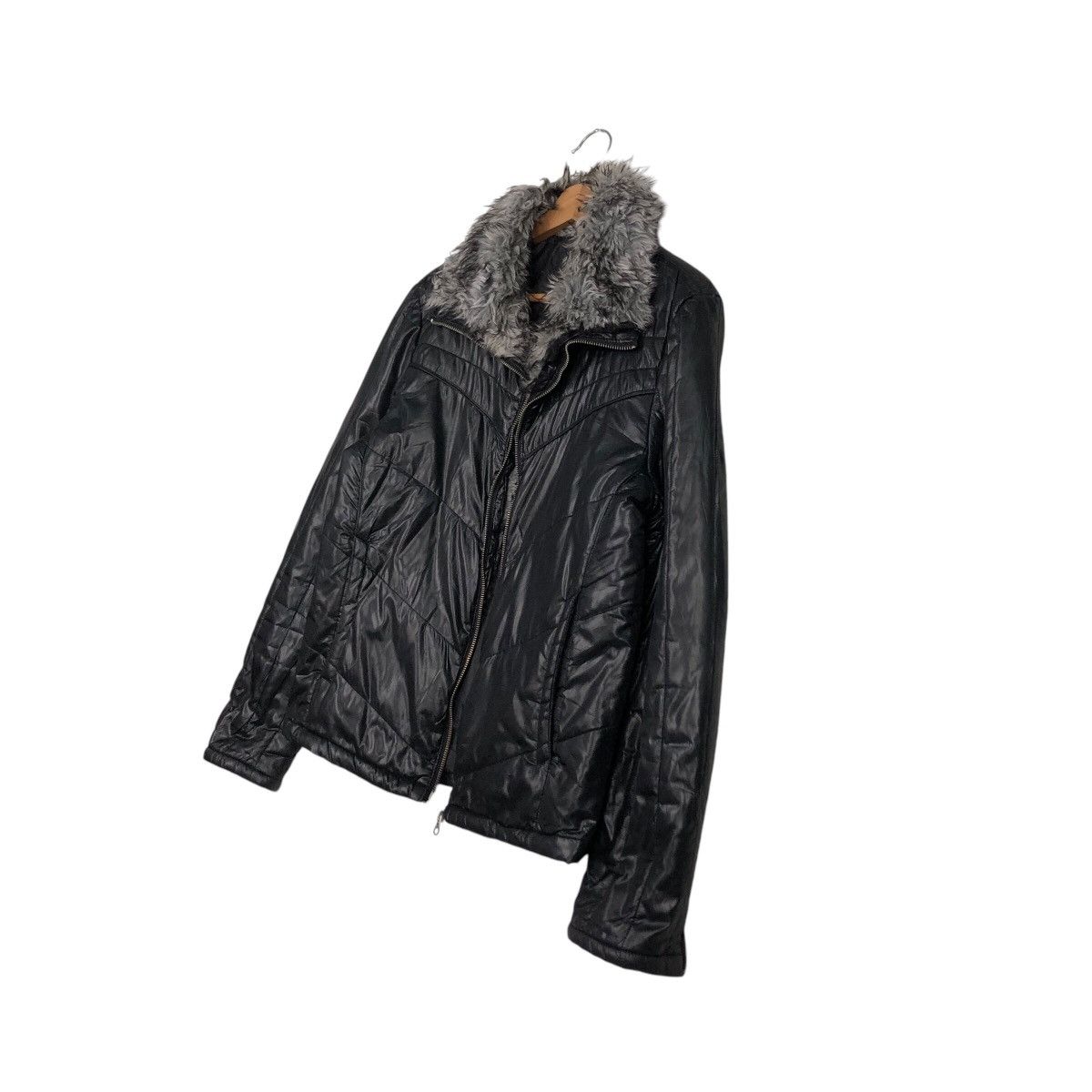 Japanese Brand 📌Vintage Light Puffer Jacket Spinash Mink Fur Hoodie Size US L / EU 52-54 / 3 - 3 Thumbnail