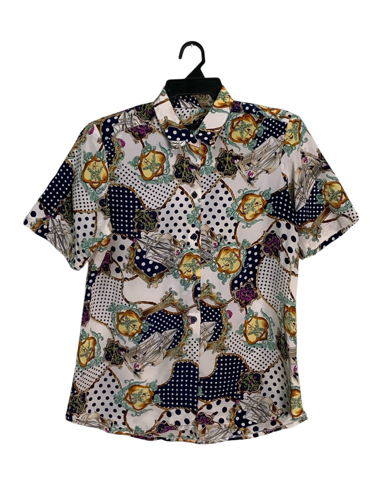Other Rare Design Vintage Short-Sleeved Blouse Size M / US 6-8 / IT 42-44 - 1 Thumbnail