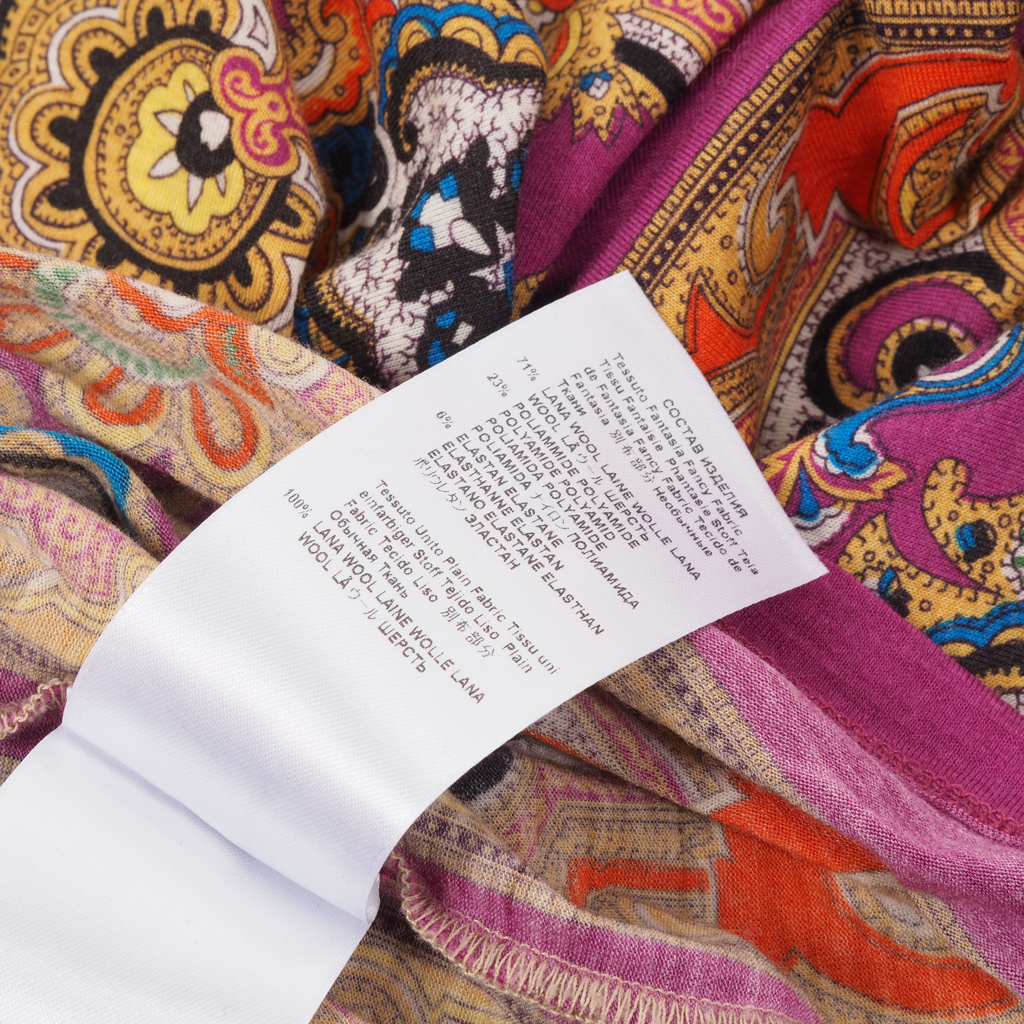 Etro Etro Multicolor Paisley Wool Pullover Sweater Size L / US 10 / IT 46 - 6 Thumbnail