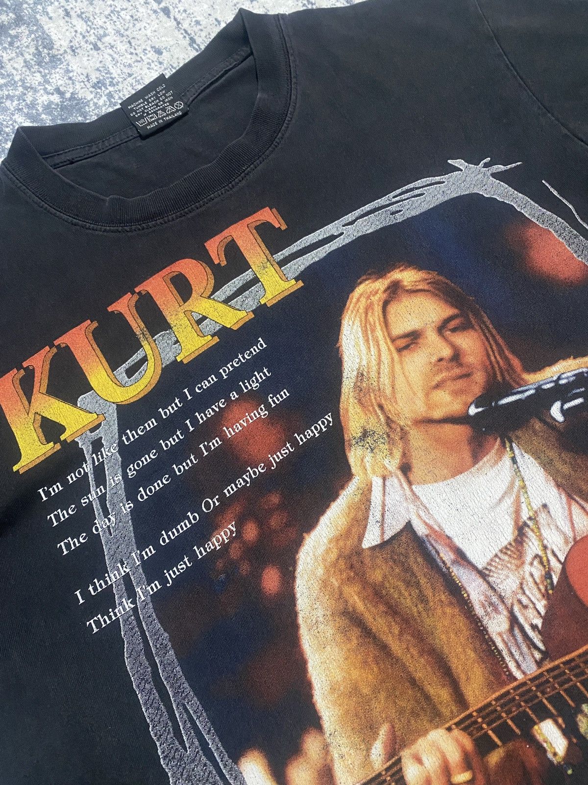 Band Tees Nirvana vintage band tee fullprint tee Size US L / EU 52-54 / 3 - 5 Thumbnail