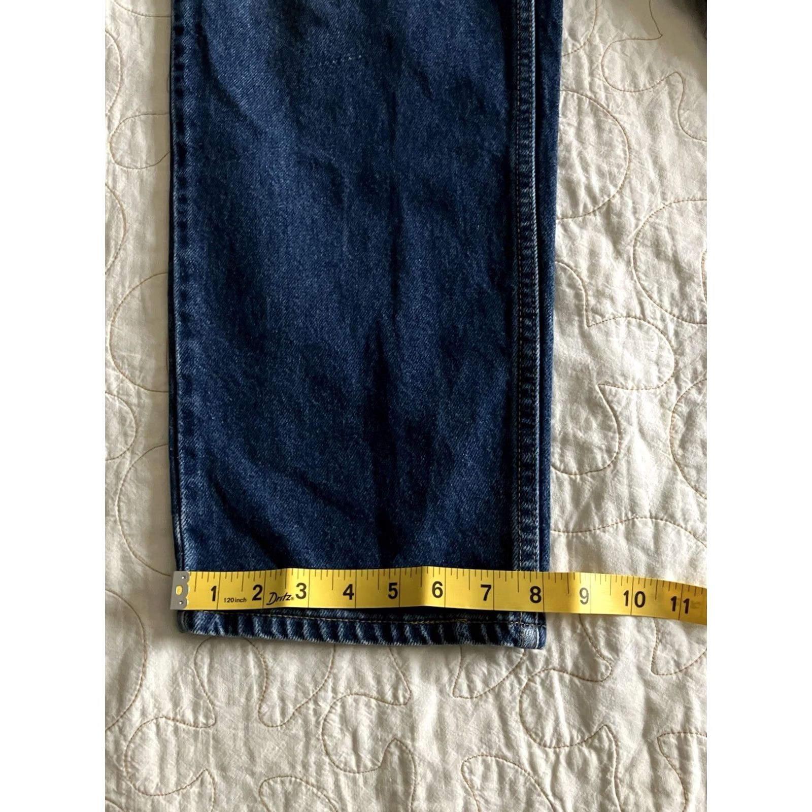 Levi's VINTAGE Levi's Jeans Men 34x29 White Tag 90s Blue Denim Straight Regular Size US 34 / EU 50 - 6 Thumbnail